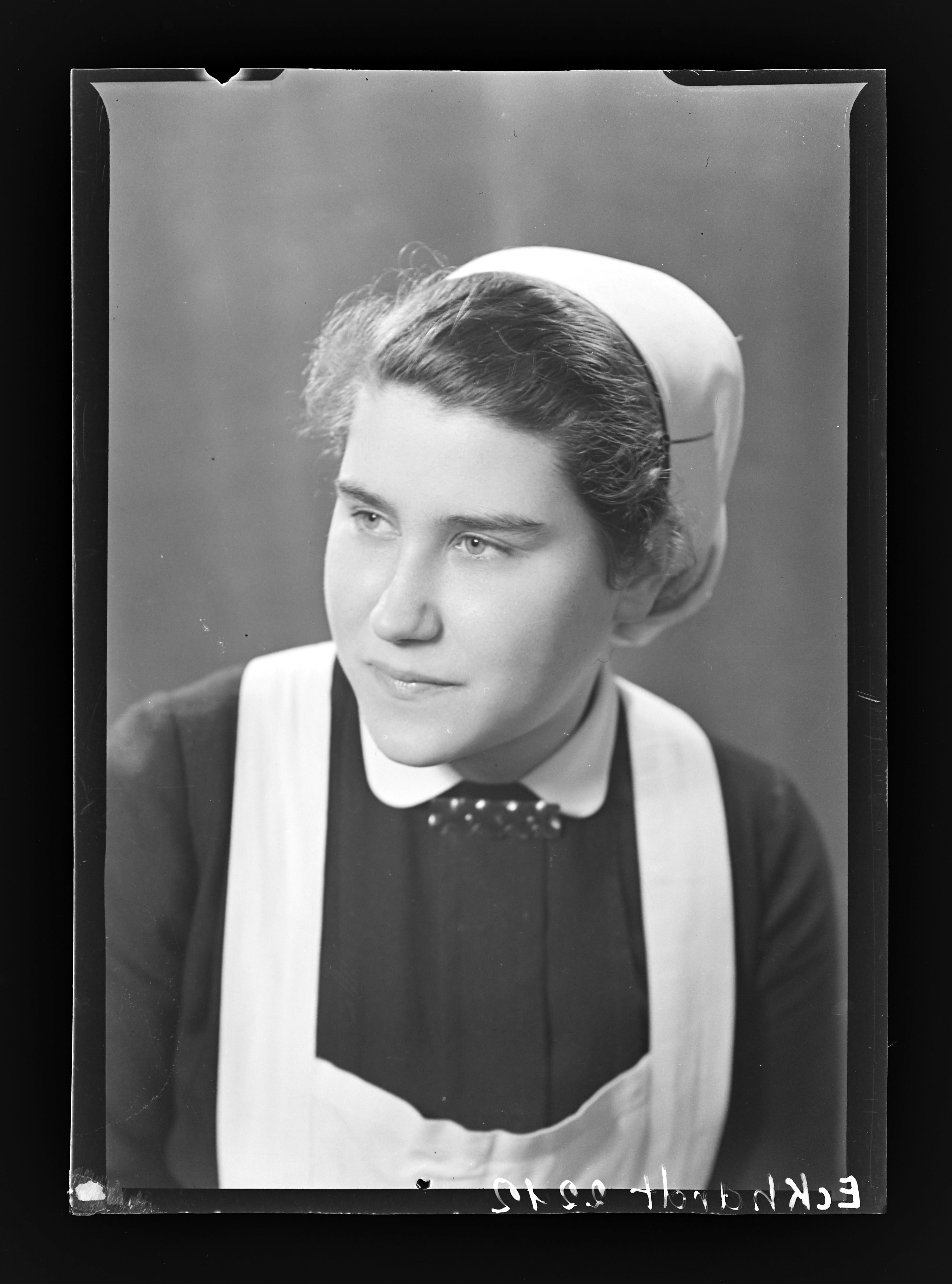 Krankenschwesternporträt Ursula Eckhardt (Gerda Schimpf Fotoarchiv CC BY)