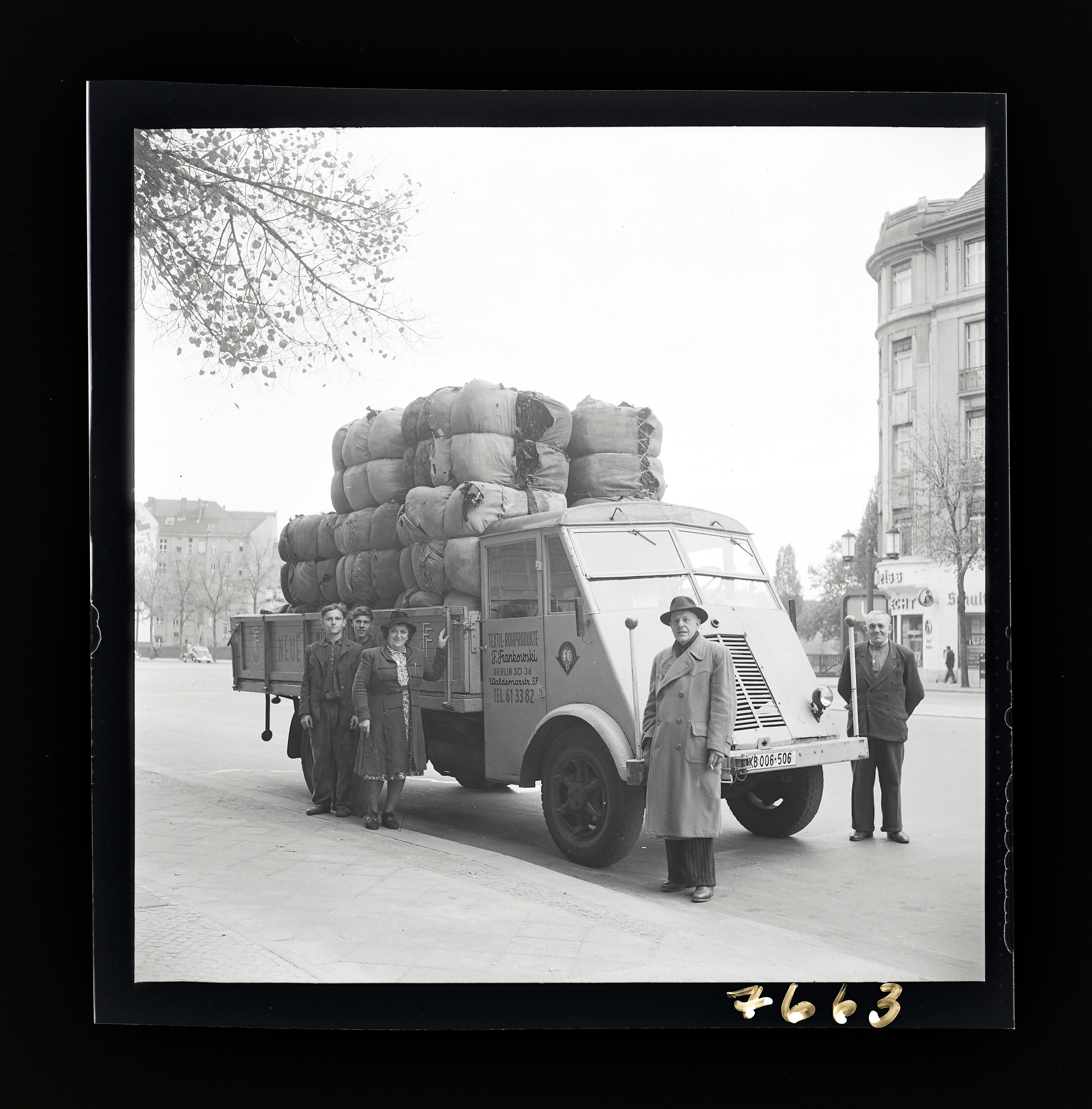 Fotografie Lastwagen, Firma Frankowski (1) (Gerda Schimpf Fotoarchiv CC BY)