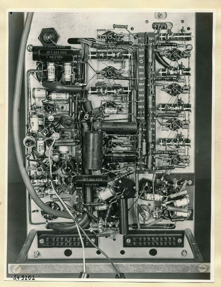 Block-Fernseh-Anlage, Einschub, Bild 2; Foto 1954 (www.industriesalon.de CC BY-SA)