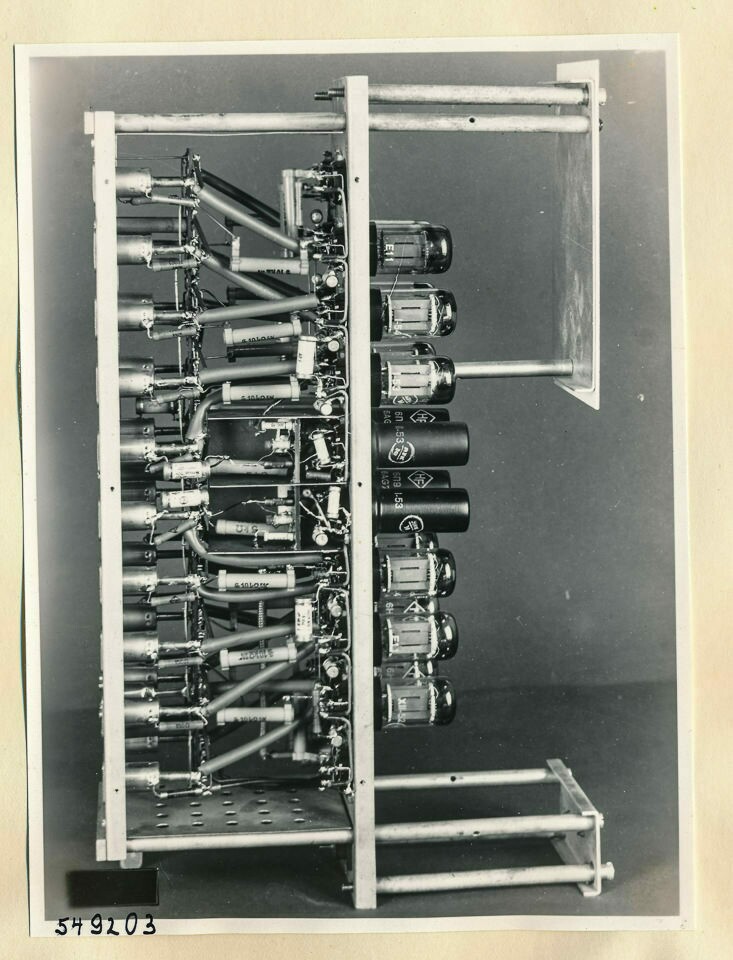 Block-Fernseh-Anlage, Einschub, Bild 3; Foto 1954 (www.industriesalon.de CC BY-SA)
