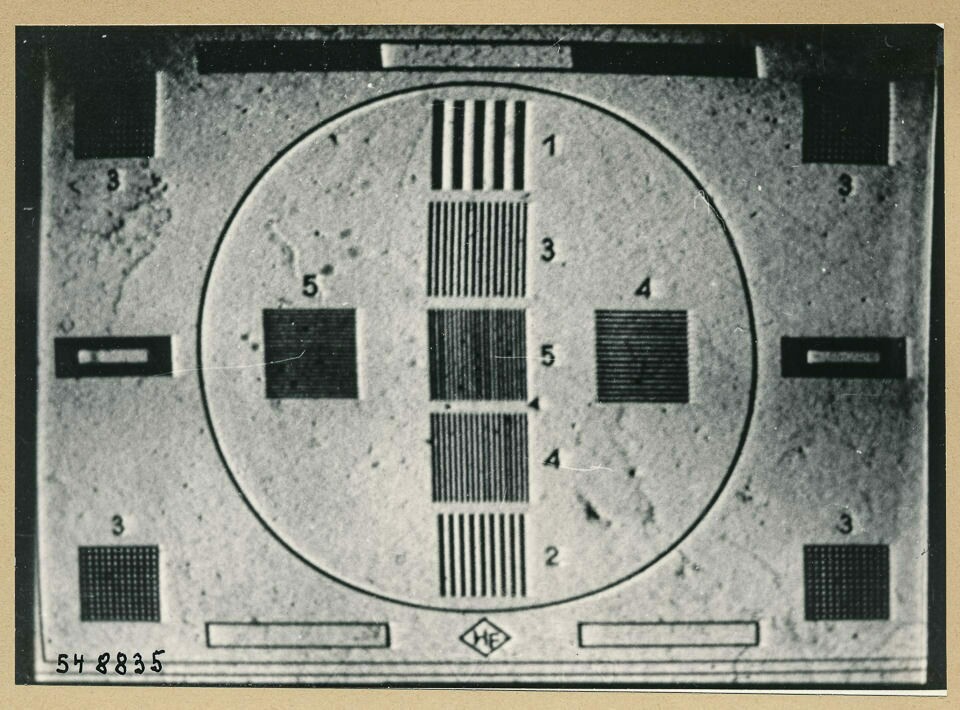 Testbild 18a; Foto 1954 (www.industriesalon.de CC BY-SA)