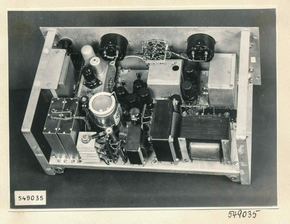 Messdiskriminator, Einschub, Bild 1; Foto 1954 (www.industriesalon.de CC BY-SA)
