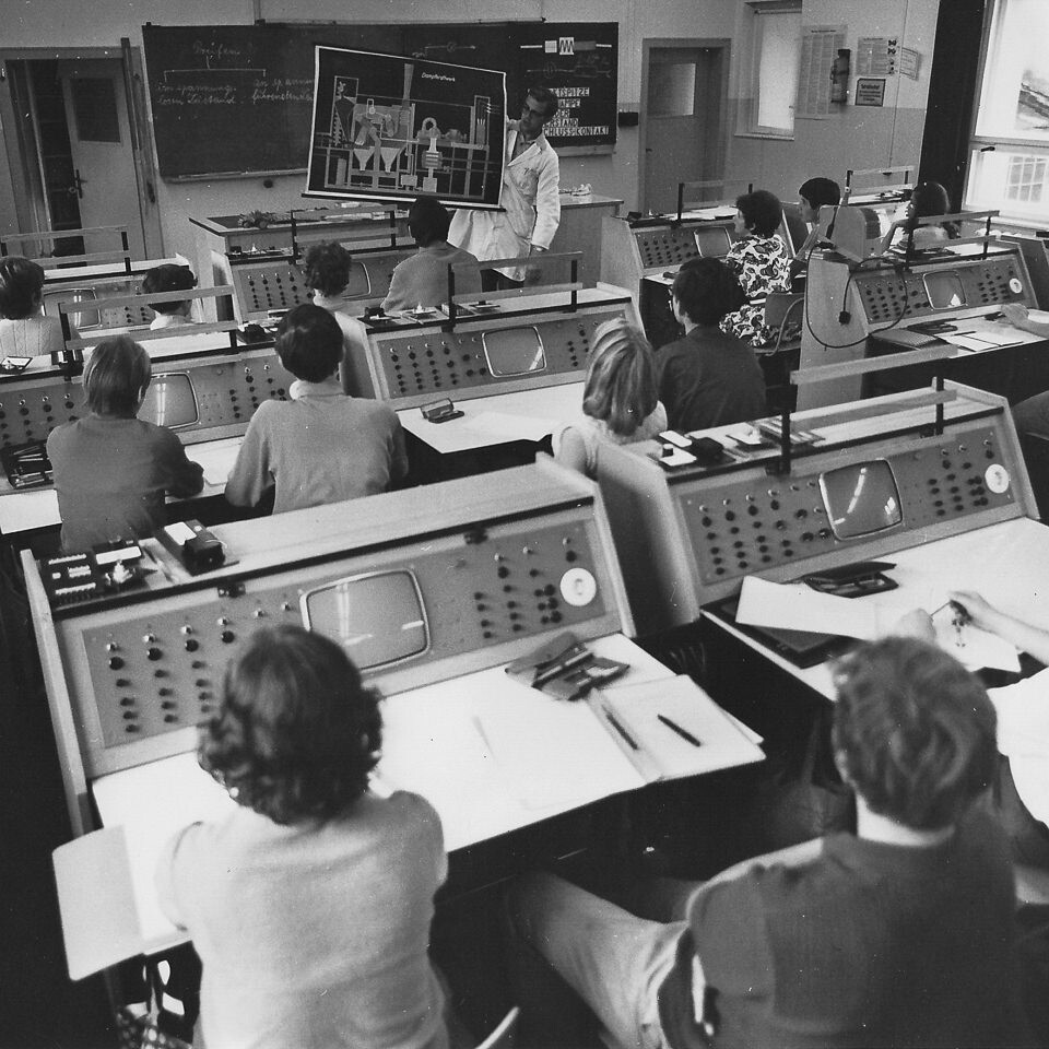 Ausbildungskabinett des WF , Foto © Kurt Schwarz, 1980er Jahre. (Kurt Schwarz CC BY-NC-SA)