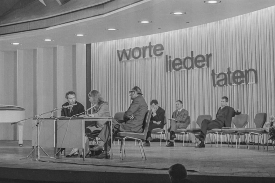 Veranstaltung des 'Deutschen Schriftstellerverbandes', 1967. SW-Foto © Kurt Schwarz. (Kurt Schwarz CC BY-NC-SA)