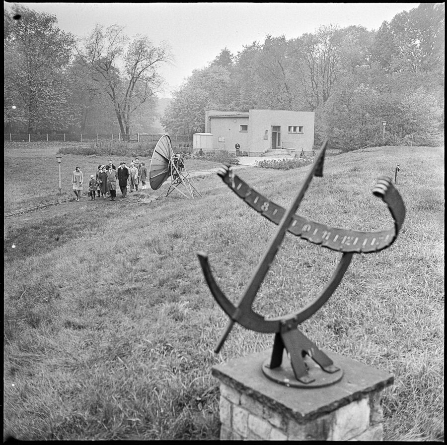 Archenhold-Sternwarte, Bild 1, 1960er Jahre. SW-Foto © Kurt Schwarz. (Kurt Schwarz CC BY-NC-SA)