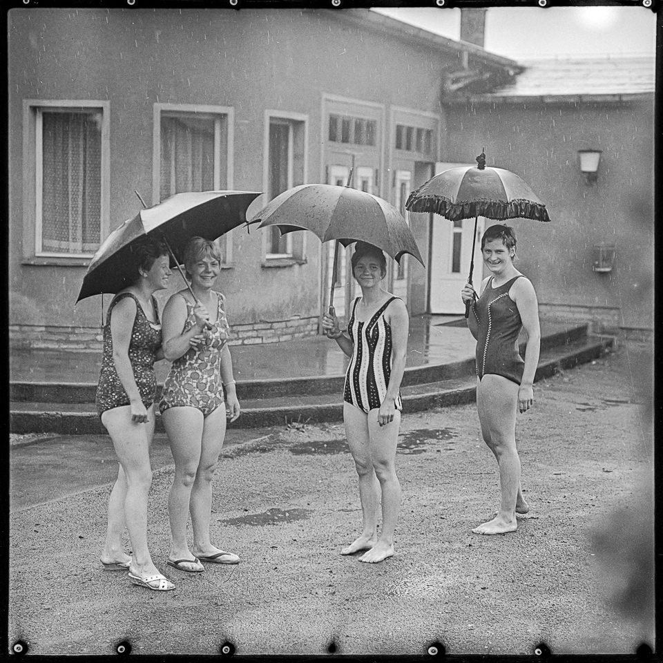 Jugendlicheim Kinderferienlager in Prieros-Brück, Bild 3, Juli 1964. SW-Foto © Kurt Schwarz. (Kurt Schwarz CC BY-NC-SA)