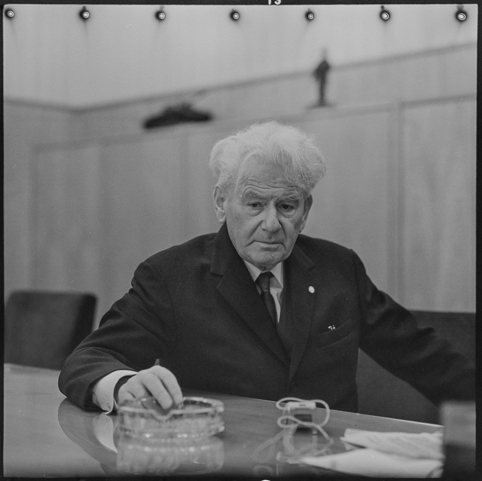 SED-Politiker Hermann Matern, 1969. SW-Foto © Kurt Schwarz. (Kurt Schwarz CC BY-NC-SA)