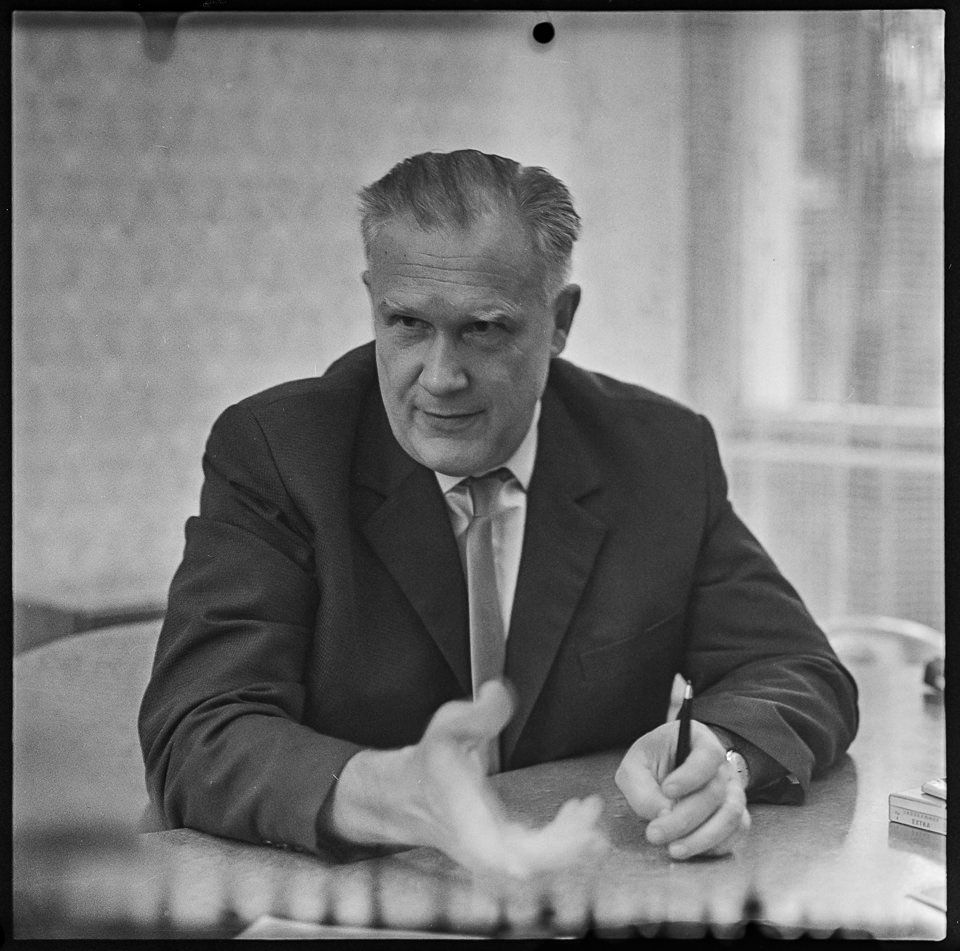 SED-Politiker Kurt Enkelmann, September 1970. SW-Foto © Kurt Schwarz. (Kurt Schwarz CC BY-NC-SA)