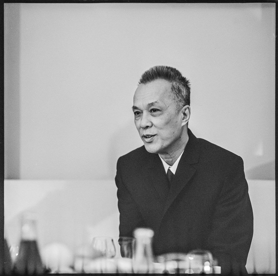 Der (süd-)vietnamesische Politiker Nguyen Huu Tho in Ostberlin, Bild 1, September 1974. SW-Foto © Kurt Schwarz. (Kurt Schwarz CC BY-NC-SA)
