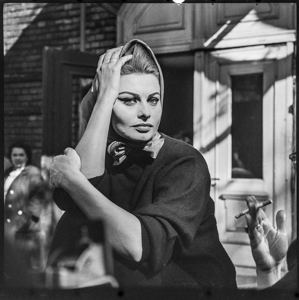 Sophia Loren zu Gast beim Berliner Ensemble im Juni 1962, Bild 3. SW-Foto, Juni 1962 © Kurt Schwarz. (Kurt Schwarz CC BY-NC-SA)