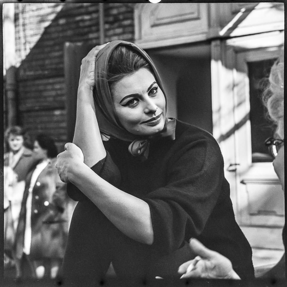 Sophia Loren zu Gast beim Berliner Ensemble im Juni 1962, Bild 4. SW-Foto, Juni 1962 © Kurt Schwarz. (Kurt Schwarz CC BY-NC-SA)