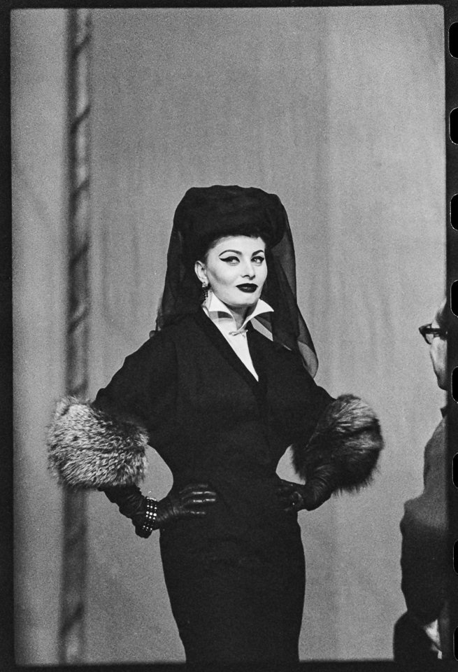 Sophia Loren zu Gast beim Berliner Ensemble im Juni 1962, Bild 5. SW-Foto, Juni 1962 © Kurt Schwarz. (Kurt Schwarz CC BY-NC-SA)