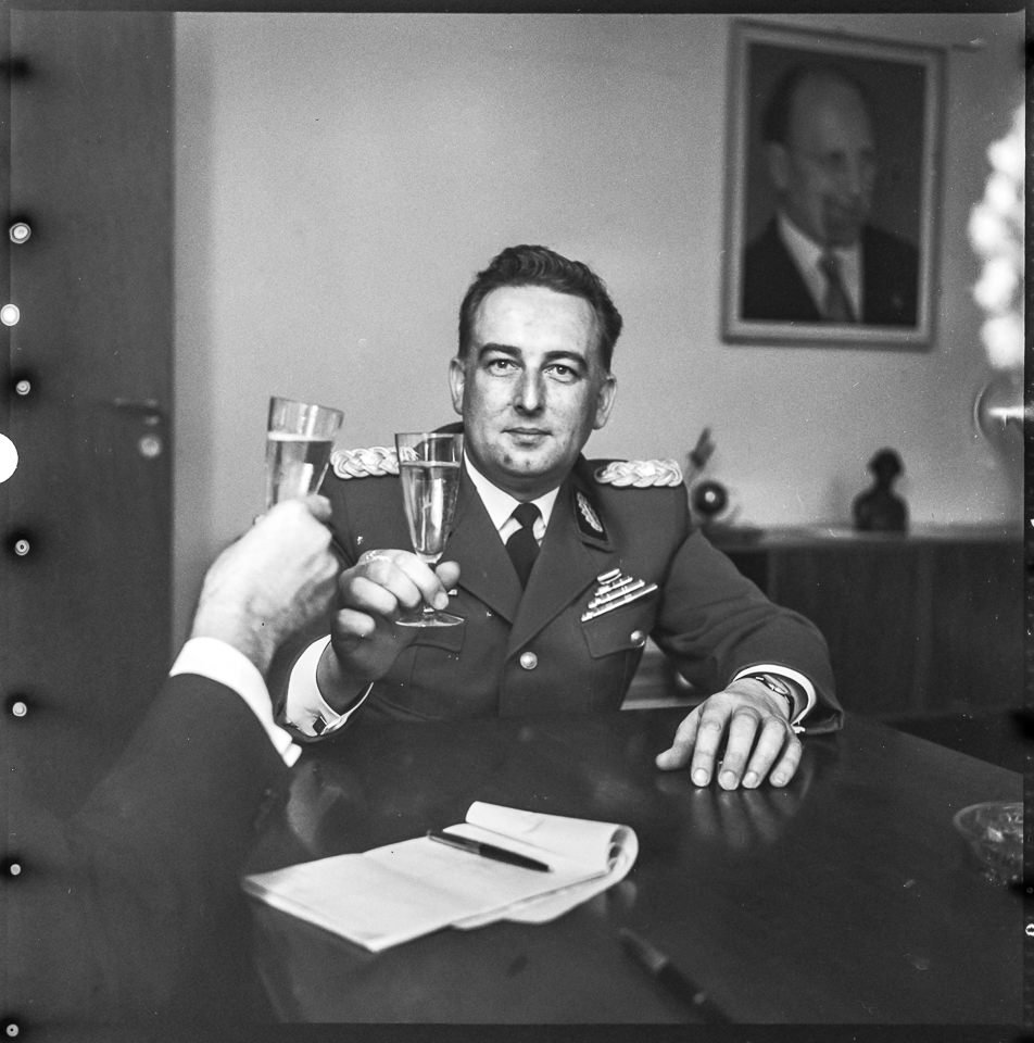 Horst Ende, 1964-1975 Polizeipräsident von Ost-Berlin, 2. Hälfte 1960er Jahre. SW-Foto © Kurt Schwarz. (Kurt Schwarz CC BY-NC-SA)