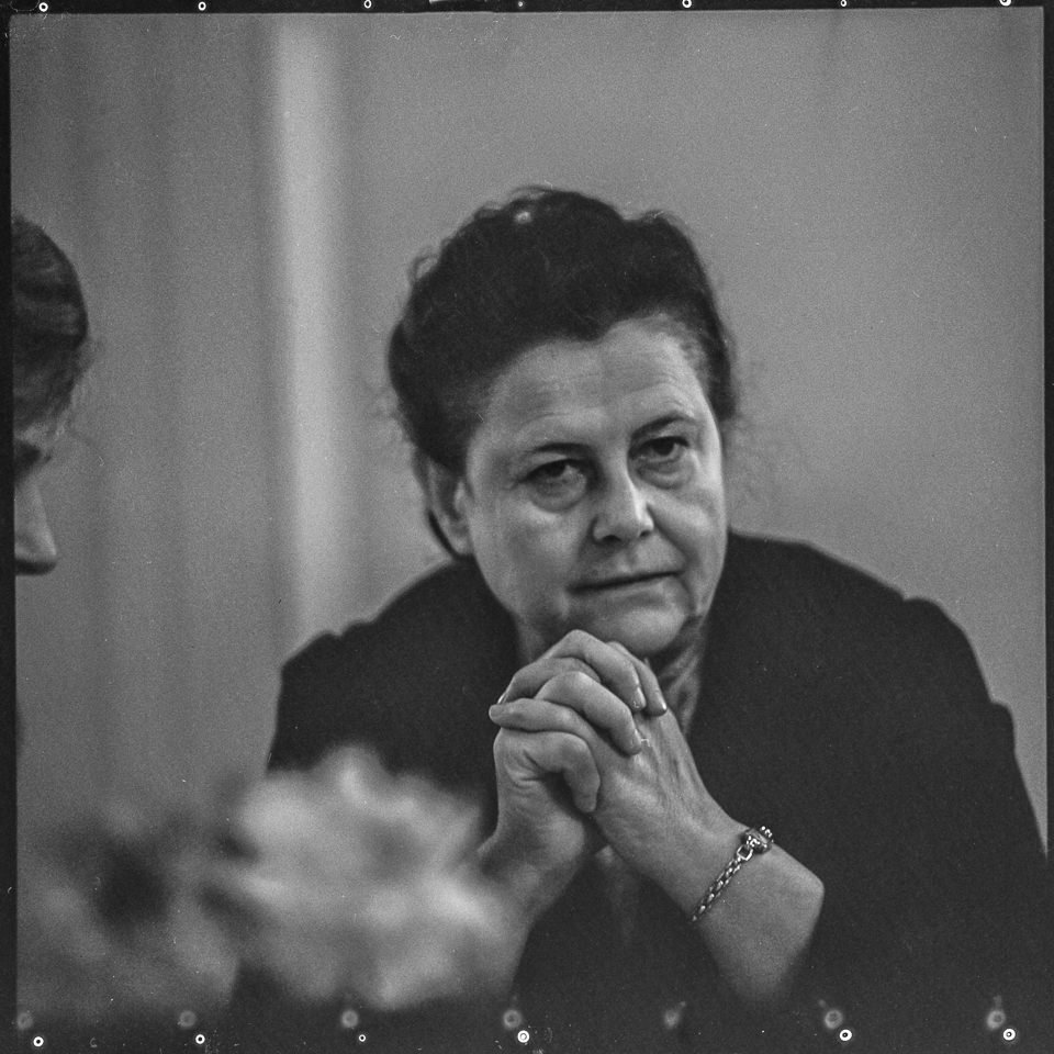 Portrait von Nina Poporowa, Mai 1969. SW-Foto © Kurt Schwarz. (Kurt Schwarz CC BY-NC-SA)
