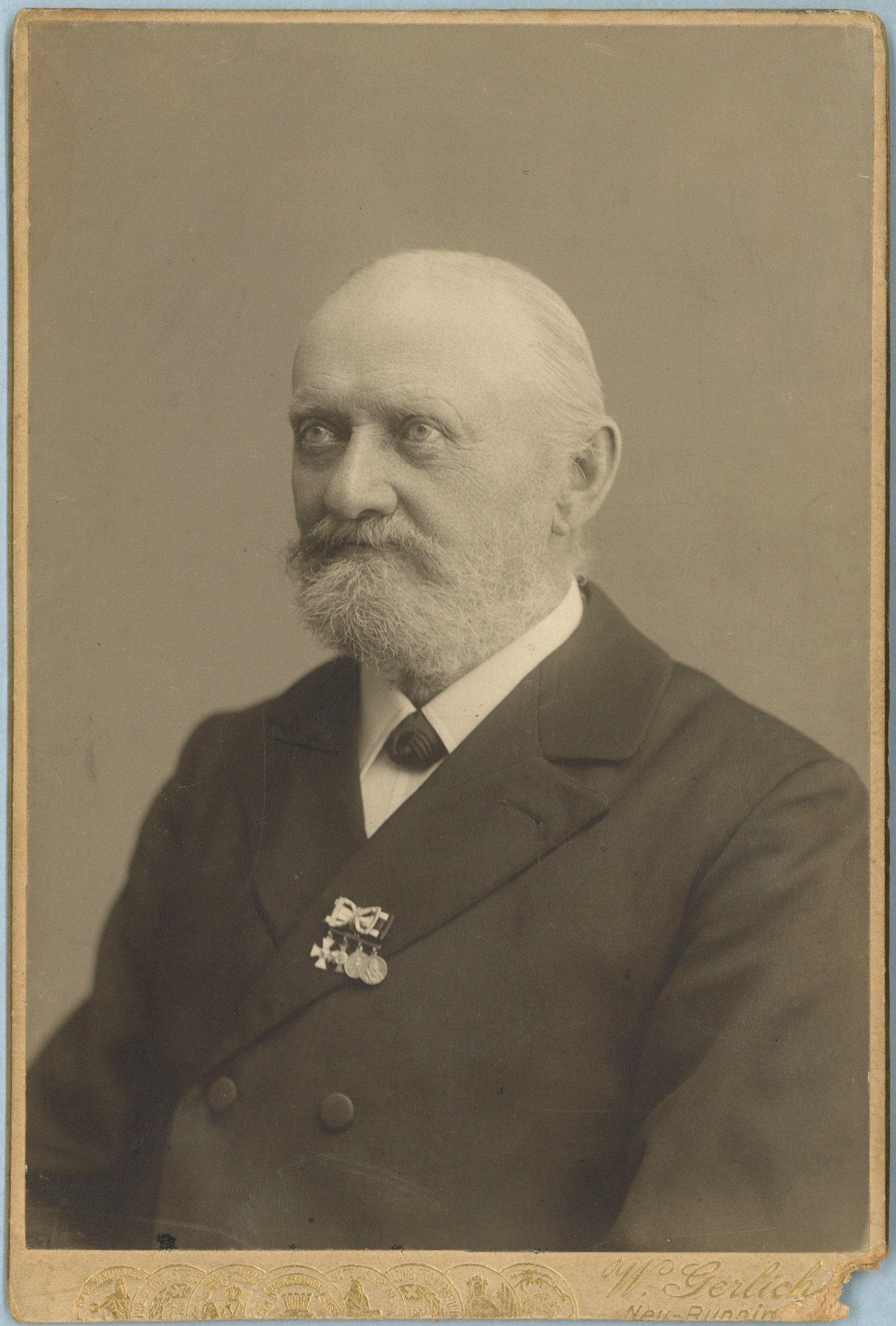 Rönnefahrt, Carl (1835-1919), Lehngutsbesitzer in Tarmow (Landesgeschichtliche Vereinigung für die Mark Brandenburg e.V., Archiv CC BY)