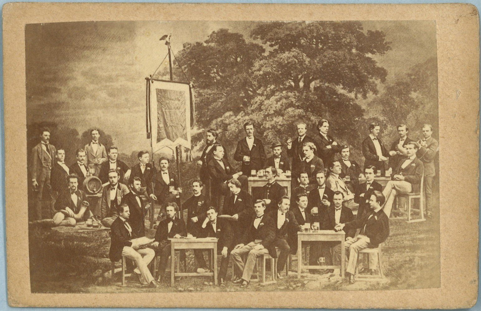Akademische Liedertafel zu Berlin 1872 (Landesgeschichtliche Vereinigung für die Mark Brandenburg e.V., Archiv CC BY)