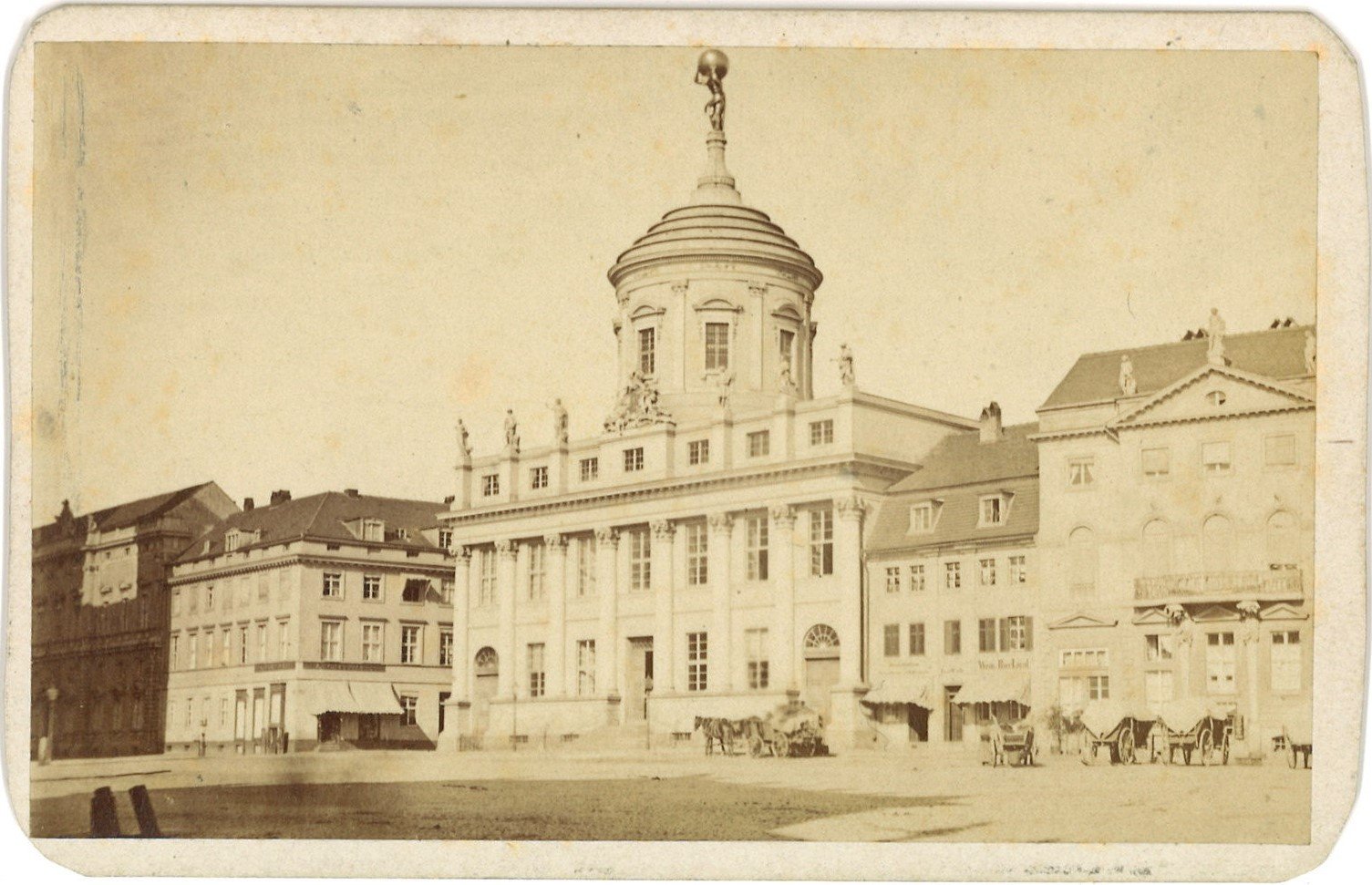 Potsdam: Altes Rathaus und Umgebung (Landesgeschichtliche Vereinigung für die Mark Brandenburg e.V., Archiv CC BY)