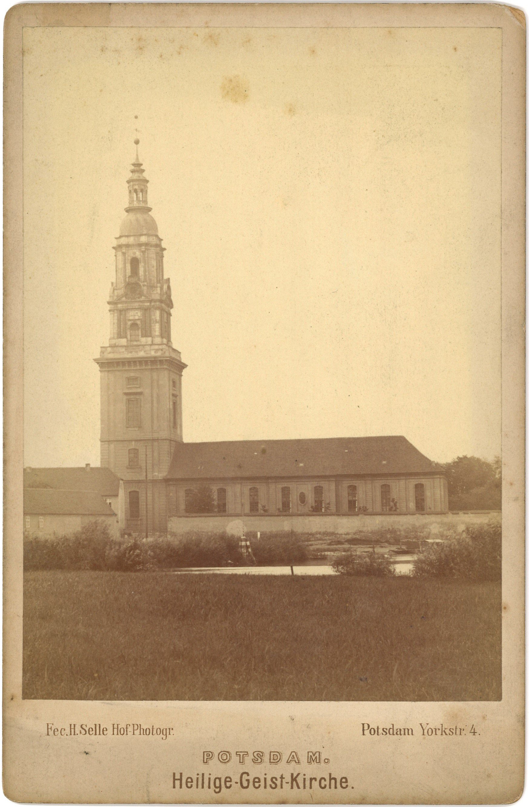 Potsdam: Heiligengeistkirche von Süden (Landesgeschichtliche Vereinigung für die Mark Brandenburg e.V., Archiv CC BY)