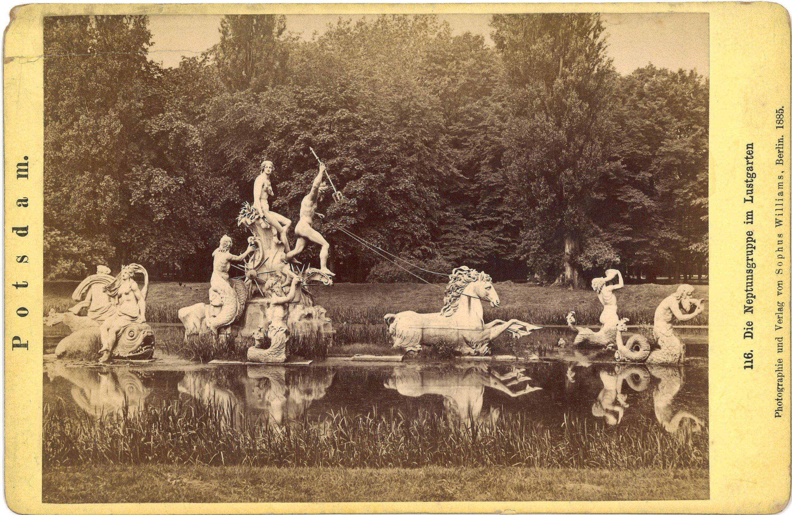 Potsdam: Neptungruppe im Lustgarten (Landesgeschichtliche Vereinigung für die Mark Brandenburg e.V., Archiv CC BY)