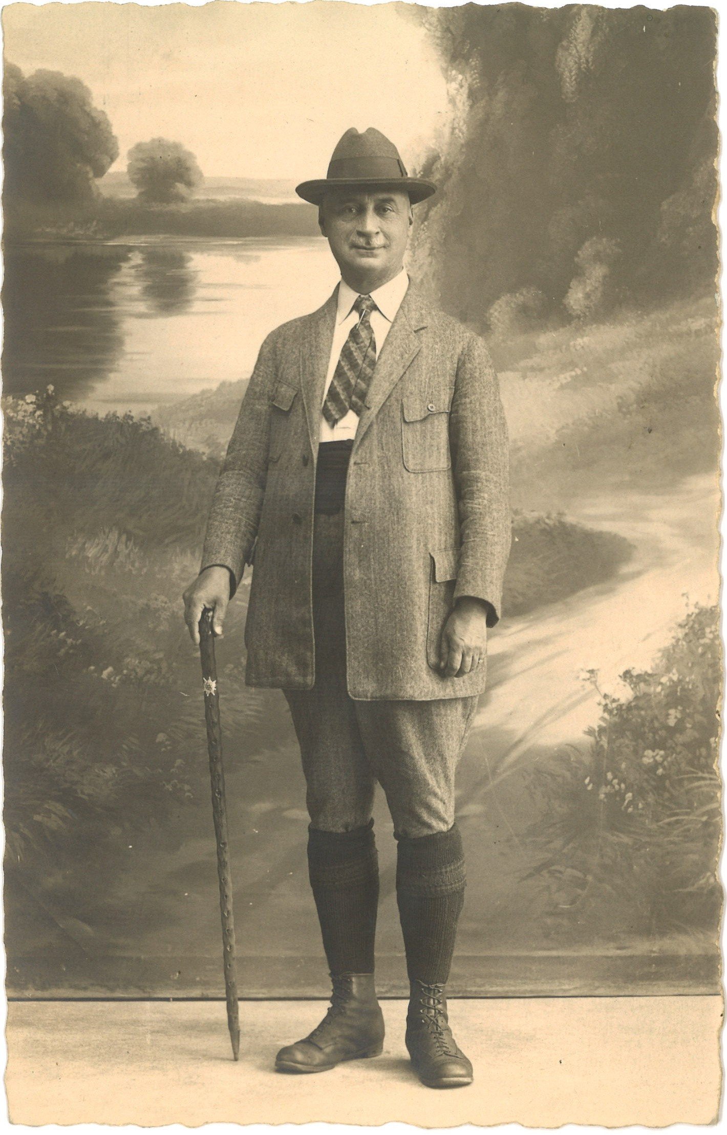 Schrempf, Adolf (1865-1957), Bankbeamter in Berlin (Landesgeschichtliche Vereinigung für die Mark Brandenburg e.V., Archiv CC BY)