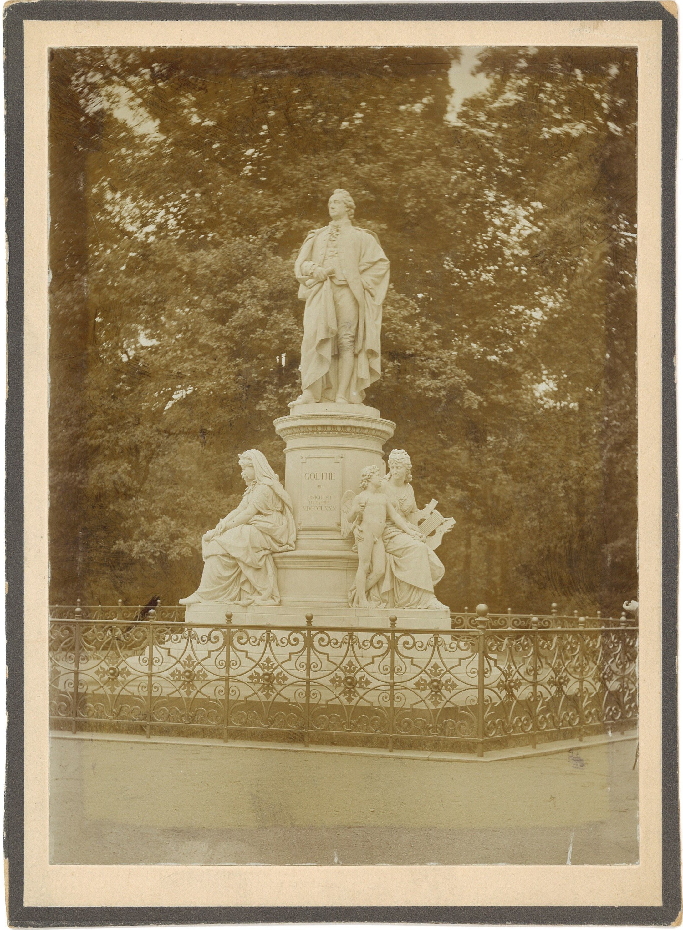Berlin-Tiergarten: Goethe-Denkmal (Landesgeschichtliche Vereinigung für die Mark Brandenburg e.V., Archiv CC BY)