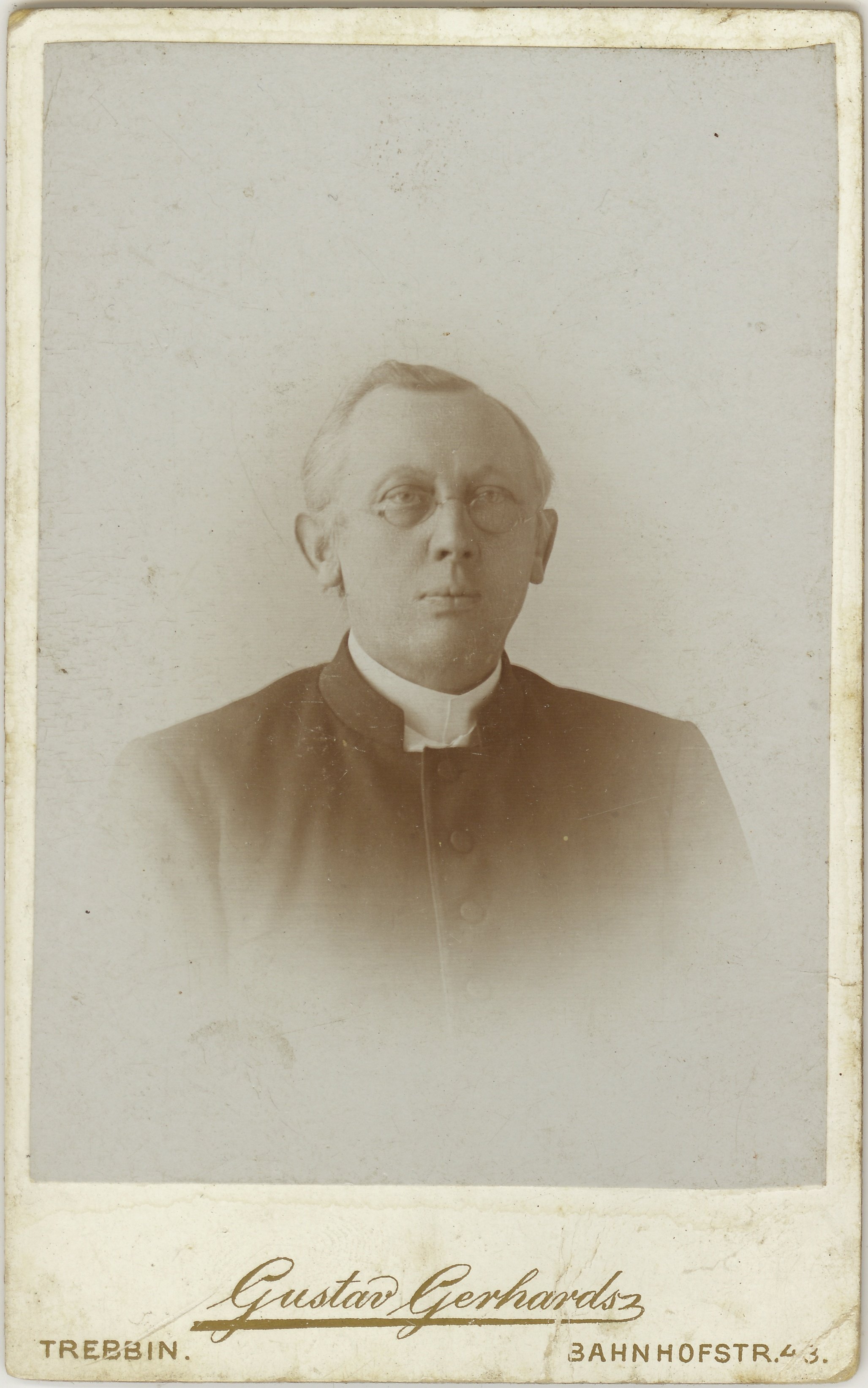 Brenning, Ernst, evang. Pfarrer in Trebbin (Landesgeschichtliche Vereinigung für die Mark Brandenburg e.V., Archiv CC BY)