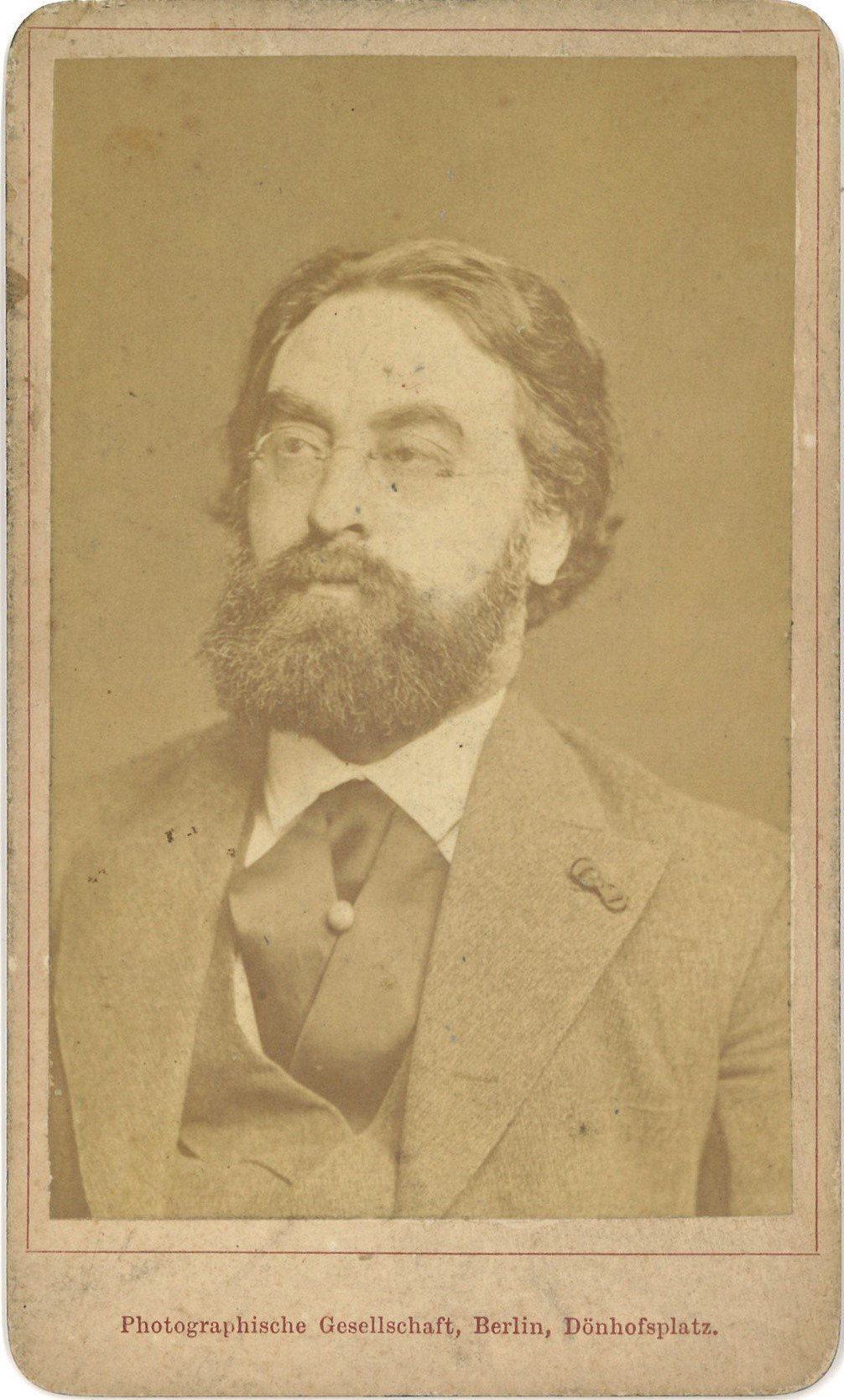 Bial, Rudolf (1834-1881), Komponist und Theaterkapellmeister (Landesgeschichtliche Vereinigung für die Mark Brandenburg e.V., Archiv CC BY)