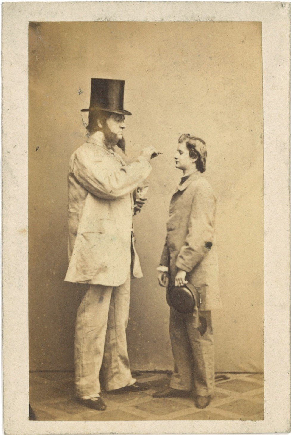 Reusche, Theodor (1826-1881), Schauspieler, und Frl. Henke (Landesgeschichtliche Vereinigung für die Mark Brandenburg e.V., Archiv CC BY)
