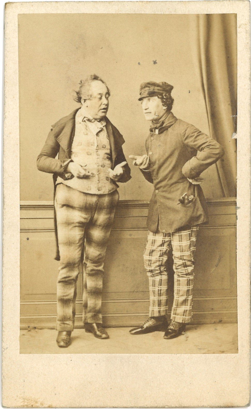 Neumann, August (1824-1894), Schauspieler, und Helmerding, Karl (1822-1899), Schauspieler (Landesgeschichtliche Vereinigung für die Mark Brandenburg e.V., Archiv CC BY)