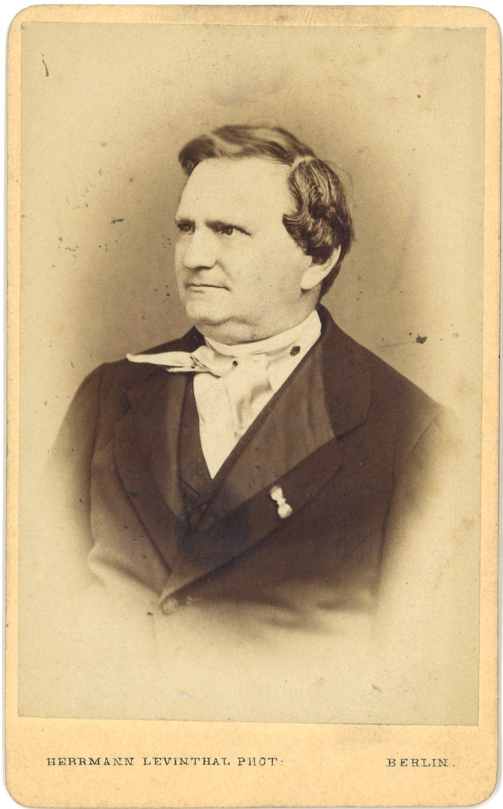 Wallner, Franz (1810–1876), Schauspieler und Theaterdirektor (Landesgeschichtliche Vereinigung für die Mark Brandenburg e.V., Archiv CC BY)