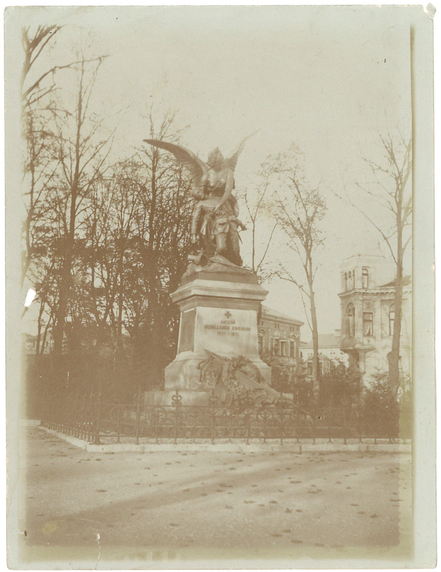 Unidentifizierter Ort: Kriegerdenkmal 1870/71 (Landesgeschichtliche Vereinigung für die Mark Brandenburg e.V., Archiv CC BY)
