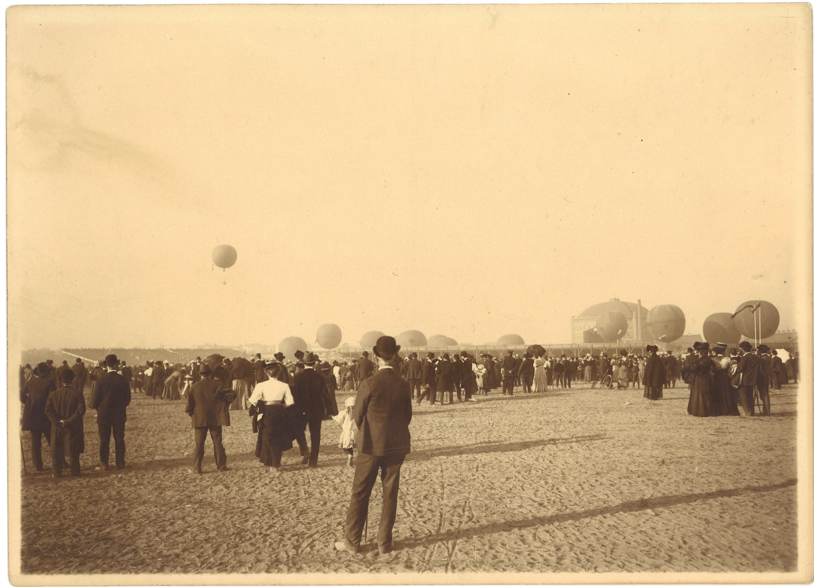 Berlin-Schmargendorf: Gordon-Bennett-Cup 1908 (Bild 3) (Landesgeschichtliche Vereinigung für die Mark Brandenburg e.V., Archiv CC BY)