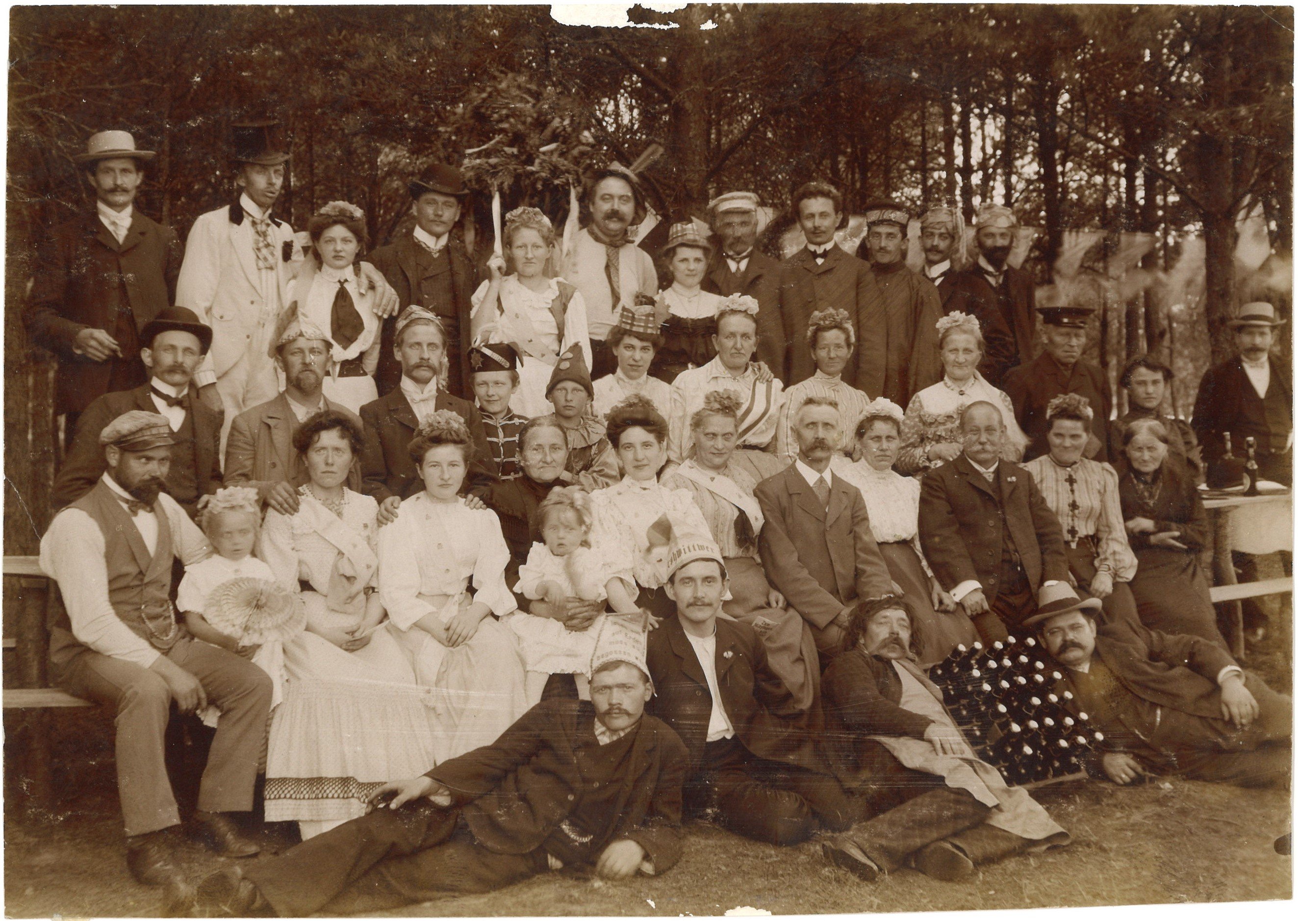Wensickendorf (Kr. Niederbarnim): Erntedankfest 1906 (Landesgeschichtliche Vereinigung für die Mark Brandenburg e.V., Archiv CC BY)