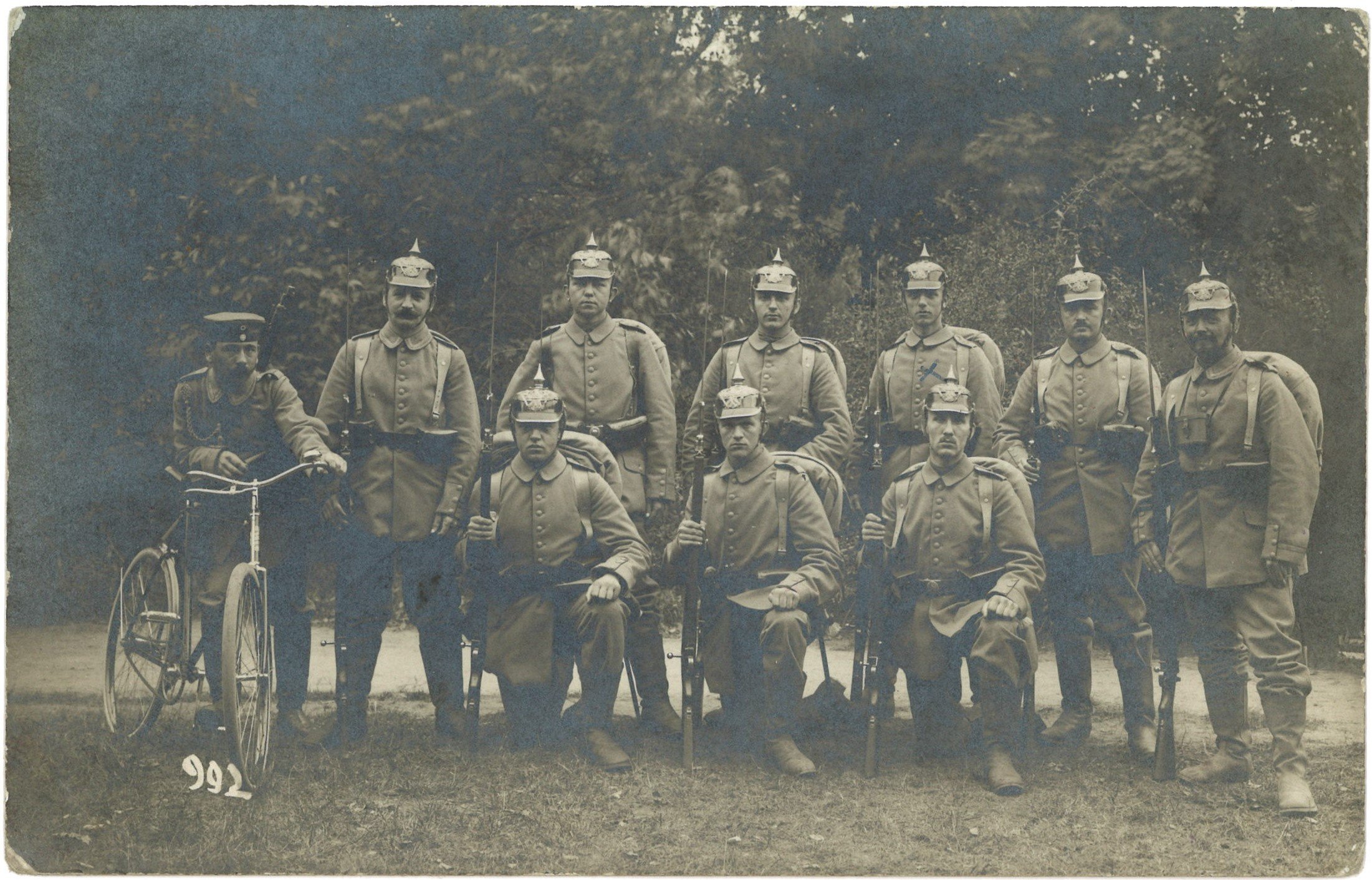 Altes Lager bei Jüterbog: Soldatengruppe 1915 (Landesgeschichtliche Vereinigung für die Mark Brandenburg e.V., Archiv CC BY)