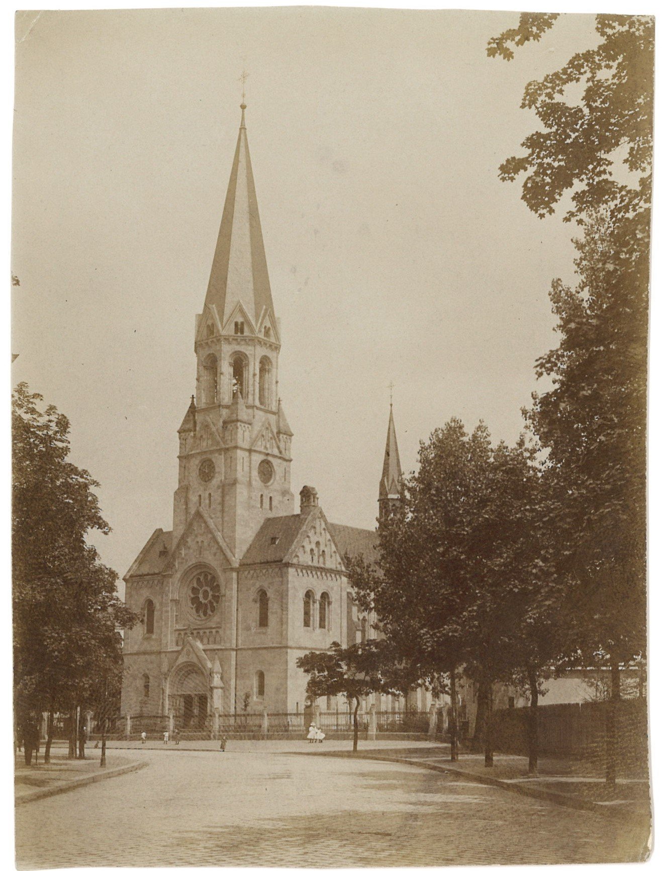 Berlin-Neukölln: Katholische Garnisonkirche von Südwesten (Landesgeschichtliche Vereinigung für die Mark Brandenburg e.V., Archiv CC BY)