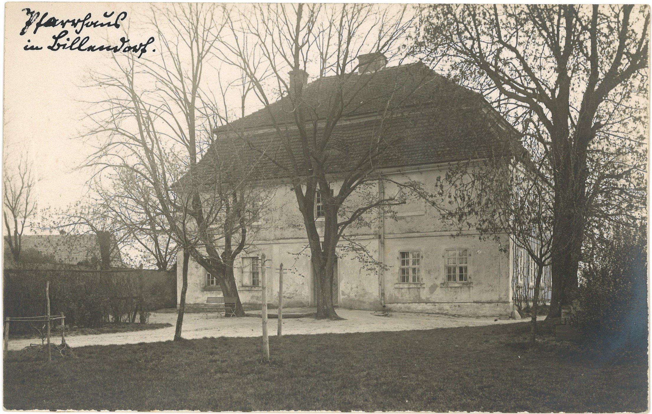 Billendorf (Kr. Sorau) / Białowice: Pfarrhaus (Landesgeschichtliche Vereinigung für die Mark Brandenburg e.V., Archiv CC BY)