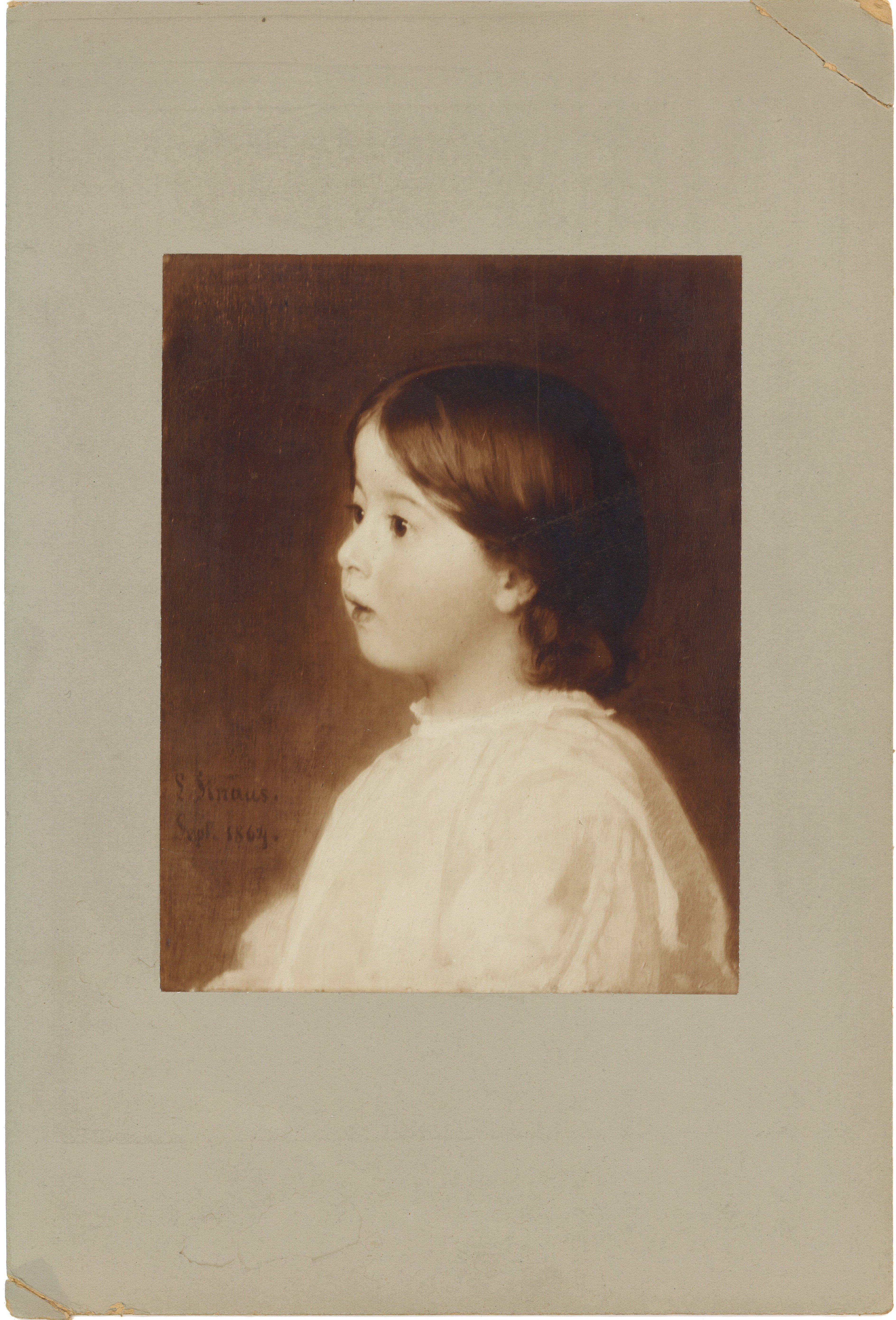 Kinderporträt (Gemälde von Ludwig Knaus) (Landesgeschichtliche Vereinigung für die Mark Brandenburg e.V., Archiv CC BY)
