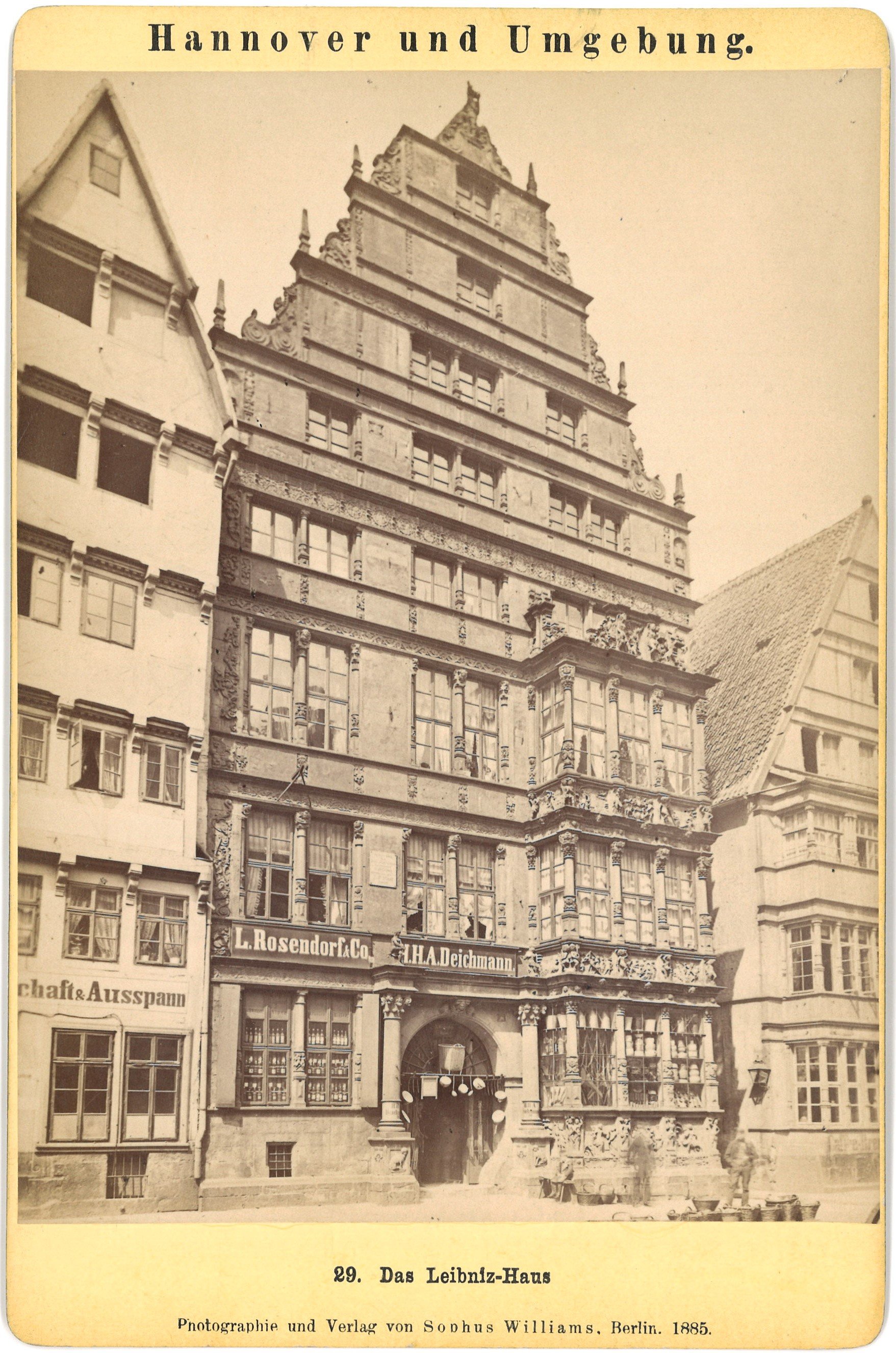 Hannover: Leibniz-Haus (Landesgeschichtliche Vereinigung für die Mark Brandenburg e.V., Archiv CC BY)