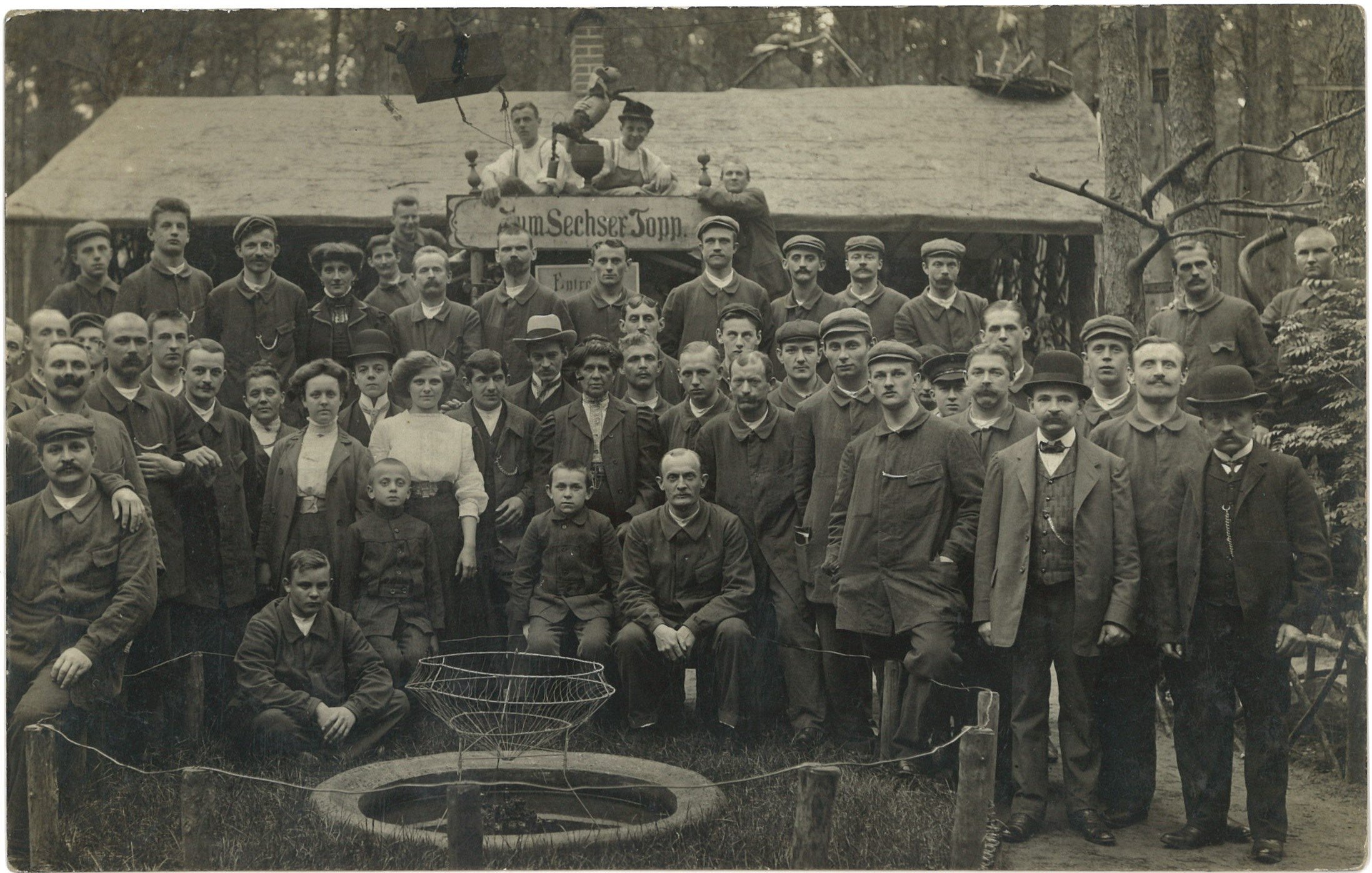 Beelitz-Heilstätten: Patienten-Gruppenbild (Landesgeschichtliche Vereinigung für die Mark Brandenburg e.V., Archiv CC BY)
