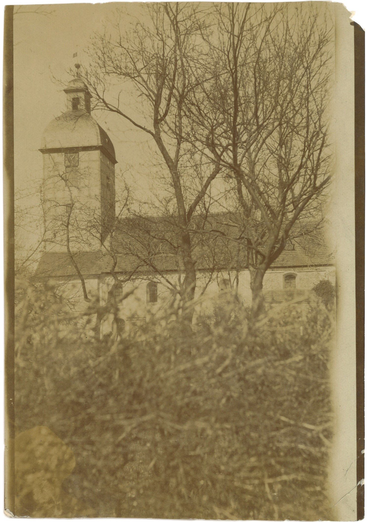 Wust: Dorfkirche von Süden (Landesgeschichtliche Vereinigung für die Mark Brandenburg e.V., Archiv CC BY)