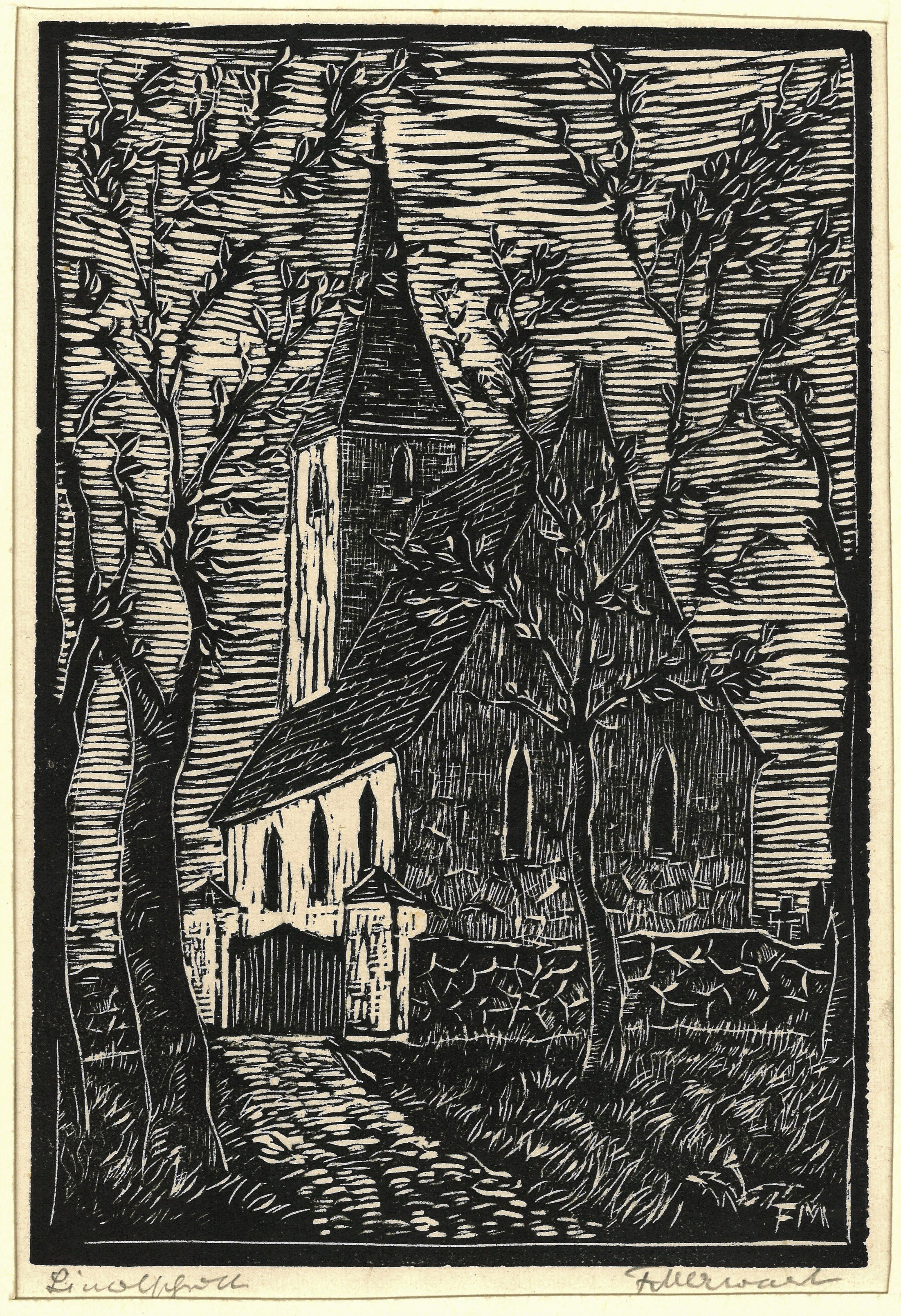 Schwedt (Oder): Dorfkirche in der Nähe von Schwedt (Landesgeschichtliche Vereinigung für die Mark Brandenburg e.V., Archiv CC BY)