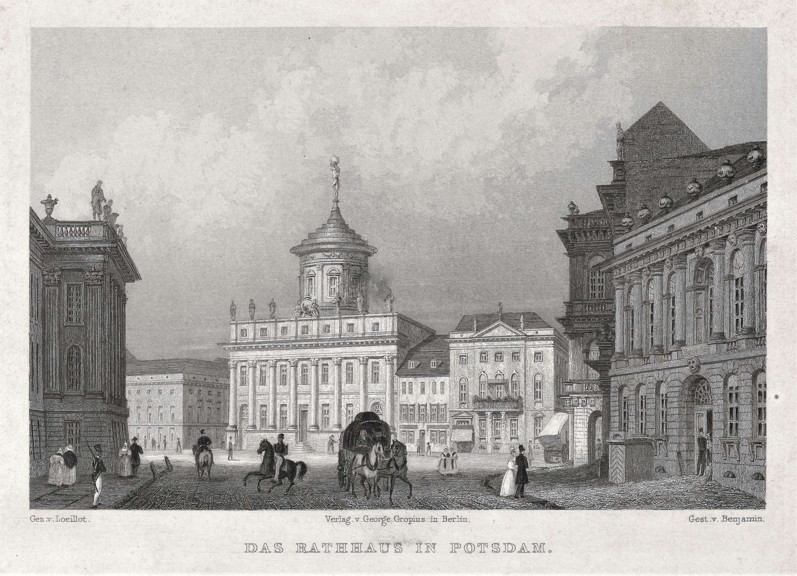 Potsdam: Rathaus (Landesgeschichtliche Vereinigung für die Mark Brandenburg e.V., Archiv CC BY)