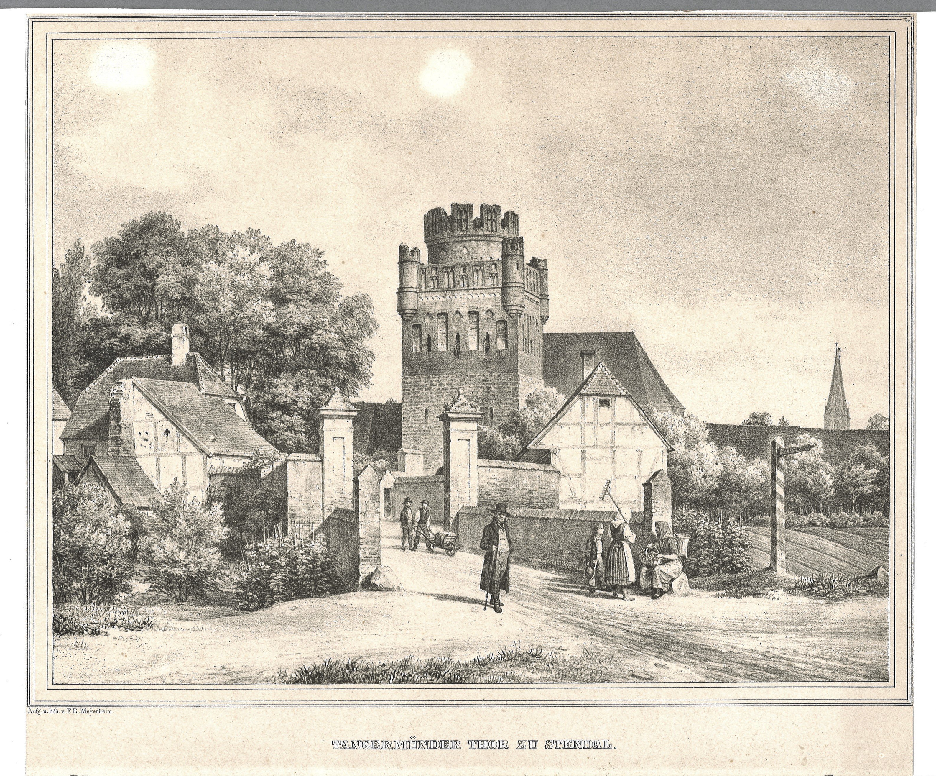 Stendal: Tangermünder Tor (Feldseite) (Landesgeschichtliche Vereinigung für die Mark Brandenburg e.V., Archiv CC BY)