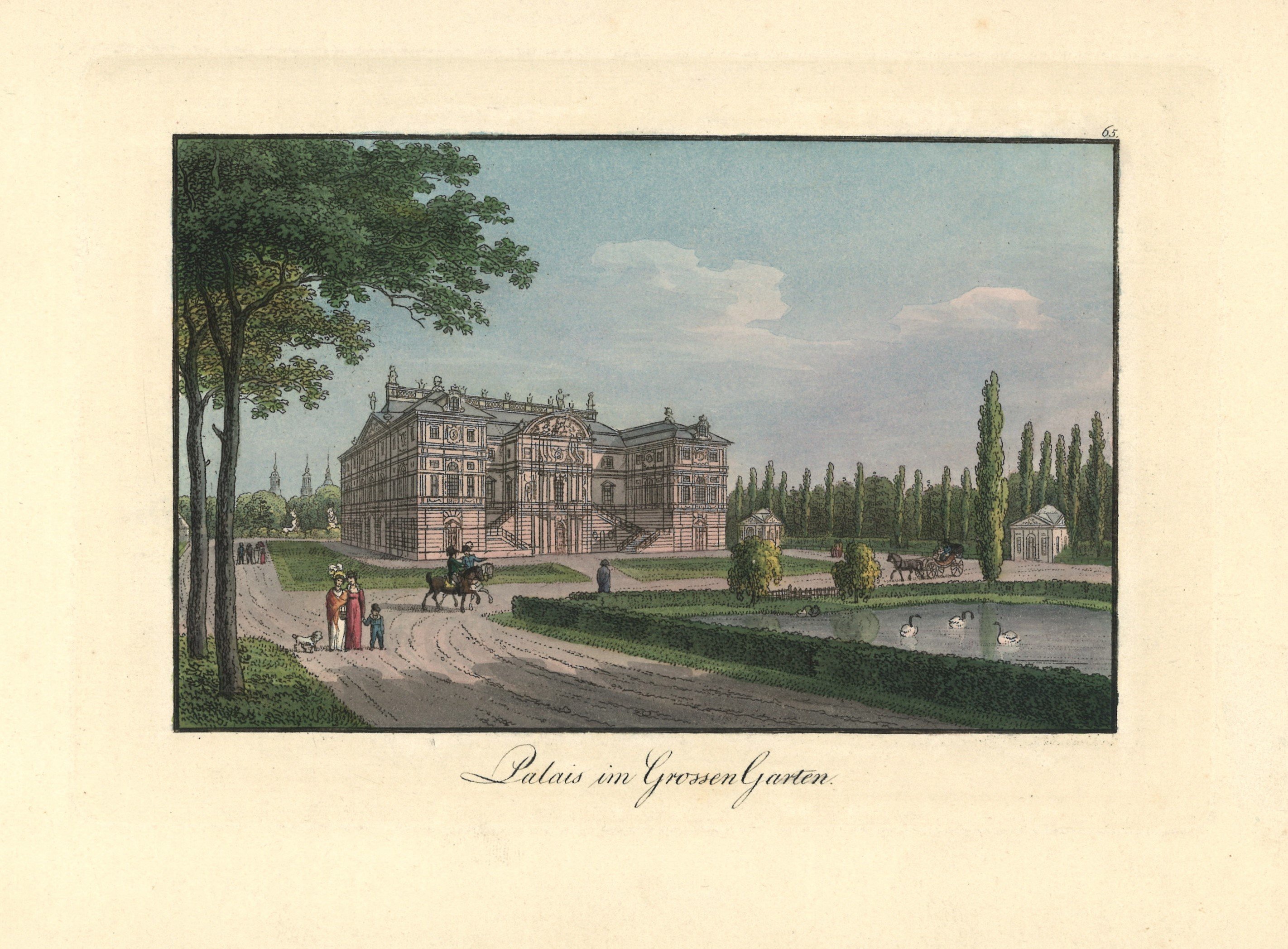 Dresden: Palais im Großen Garten (Landesgeschichtliche Vereinigung für die Mark Brandenburg e.V., Archiv CC BY)