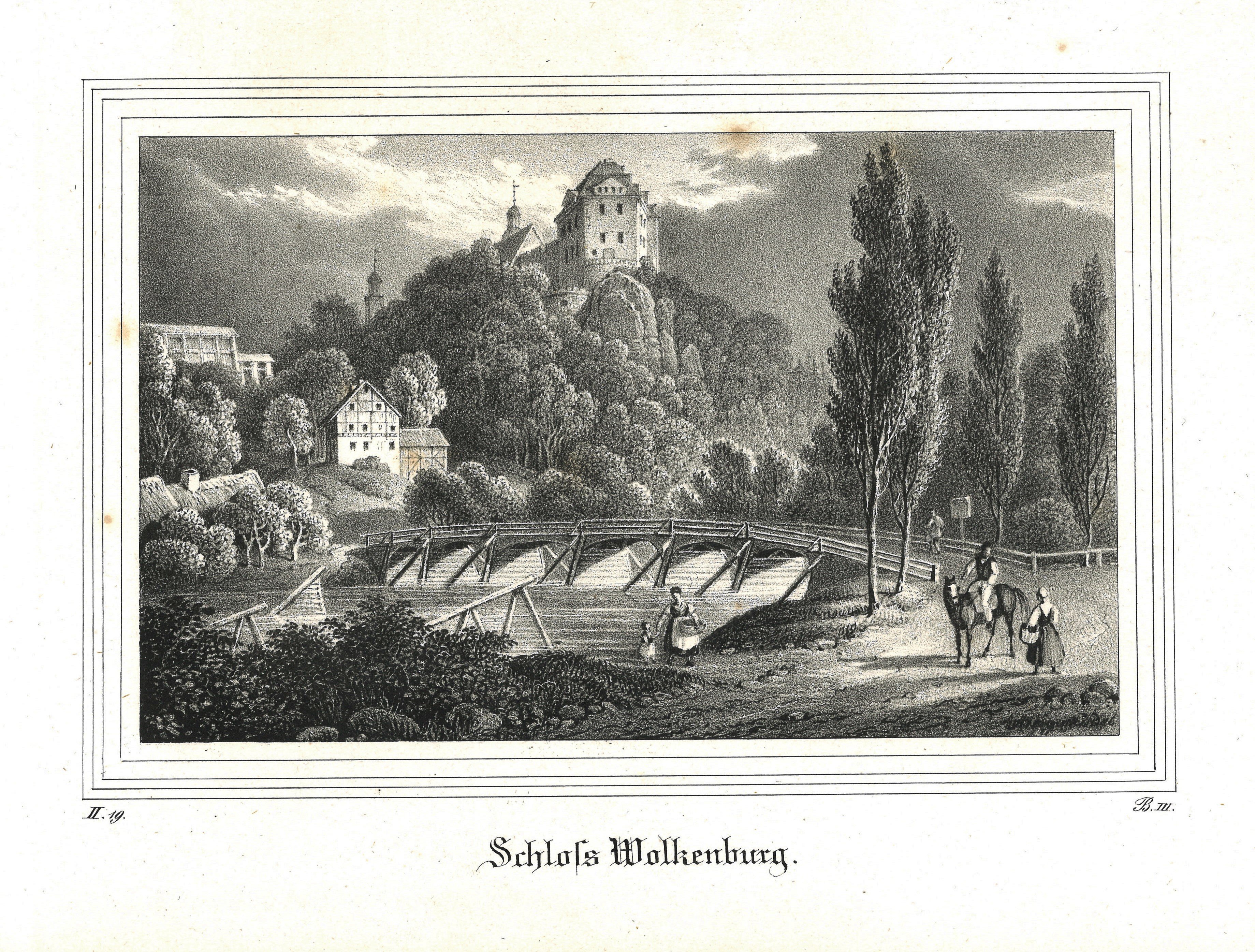 Wolkenburg (Mulde) (Sachsen): Schloss Wolkenburg (Landesgeschichtliche Vereinigung für die Mark Brandenburg e.V., Archiv CC BY)