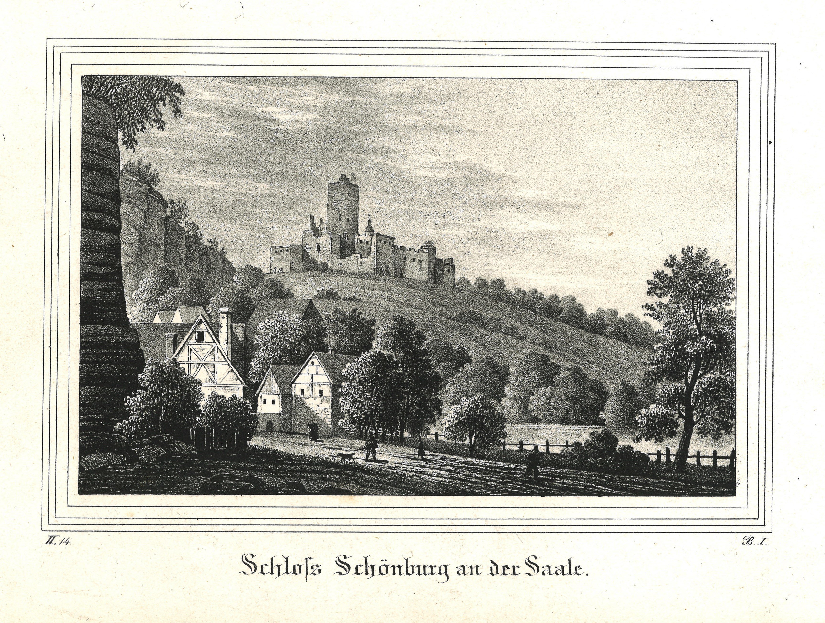 Schönburg (Saale) (Sachsen-Anhalt): Burg Schönburg (Landesgeschichtliche Vereinigung für die Mark Brandenburg e.V., Archiv CC BY)