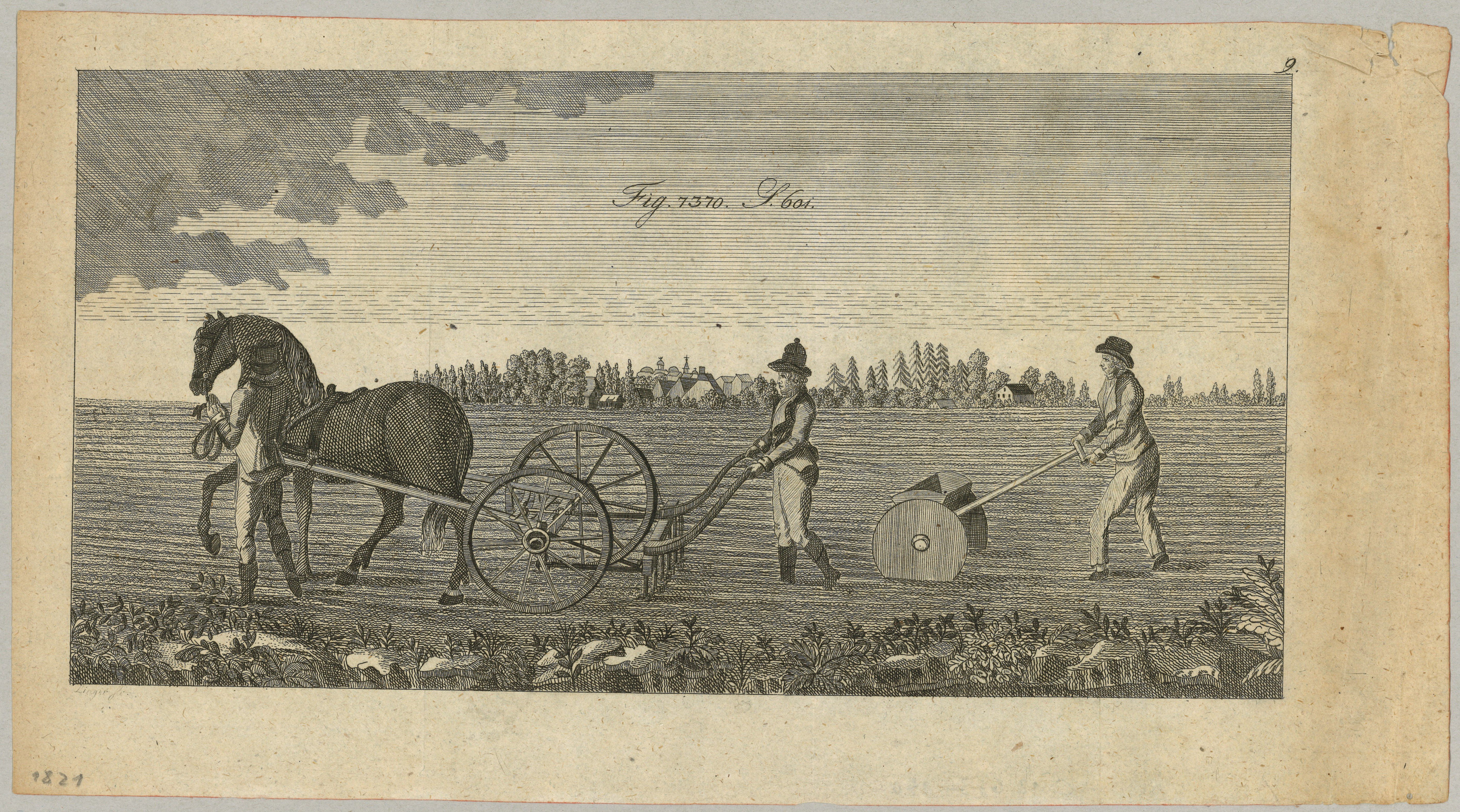 Bauern bei der Feldarbeit (Aussaat) (Landesgeschichtliche Vereinigung für die Mark Brandenburg e.V., Archiv CC BY)