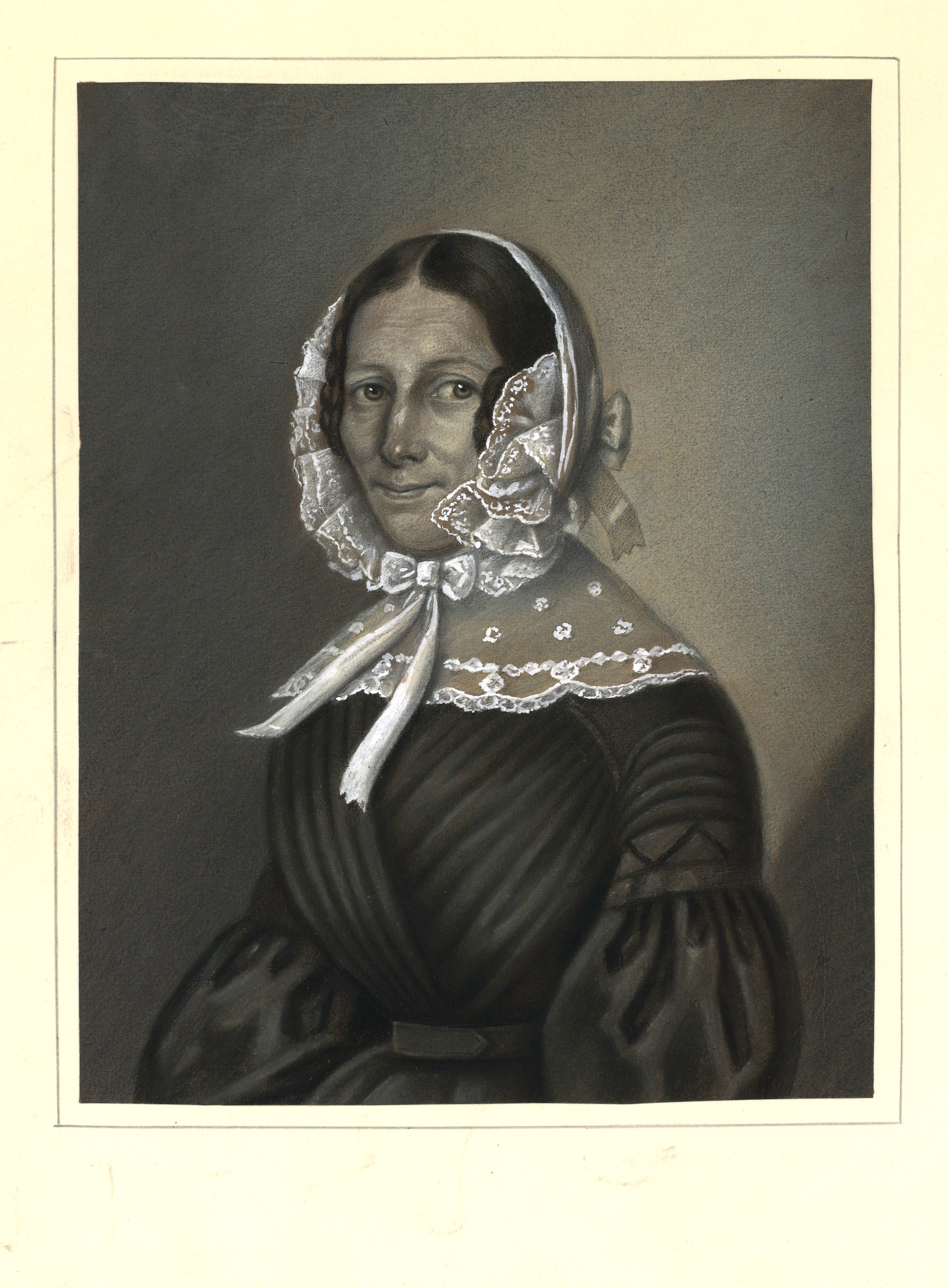 Meyer, N.N., geb. Calsow (1786-1841), Frau des Forstmeisters Meyer in Sorau (Landesgeschichtliche Vereinigung für die Mark Brandenburg e.V., Archiv CC BY)