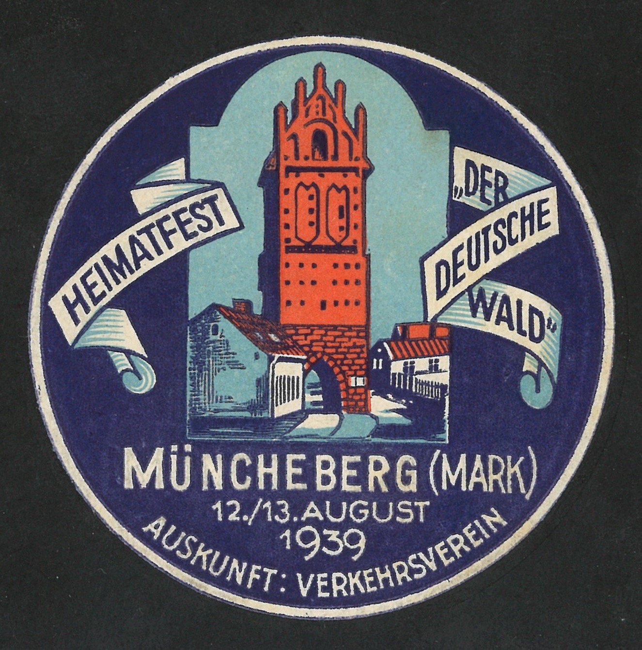 Müncheberg: Heimatfest 1939 (Landesgeschichtliche Vereinigung für die Mark Brandenburg e.V., Archiv CC BY)