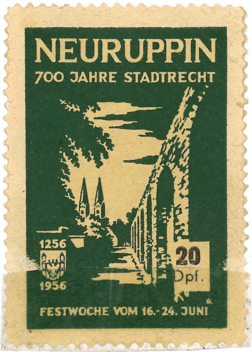 Neuruppin: Festwoche zur 700-Jahr-Feier 1956 (Landesgeschichtliche Vereinigung für die Mark Brandenburg e.V., Archiv CC BY)